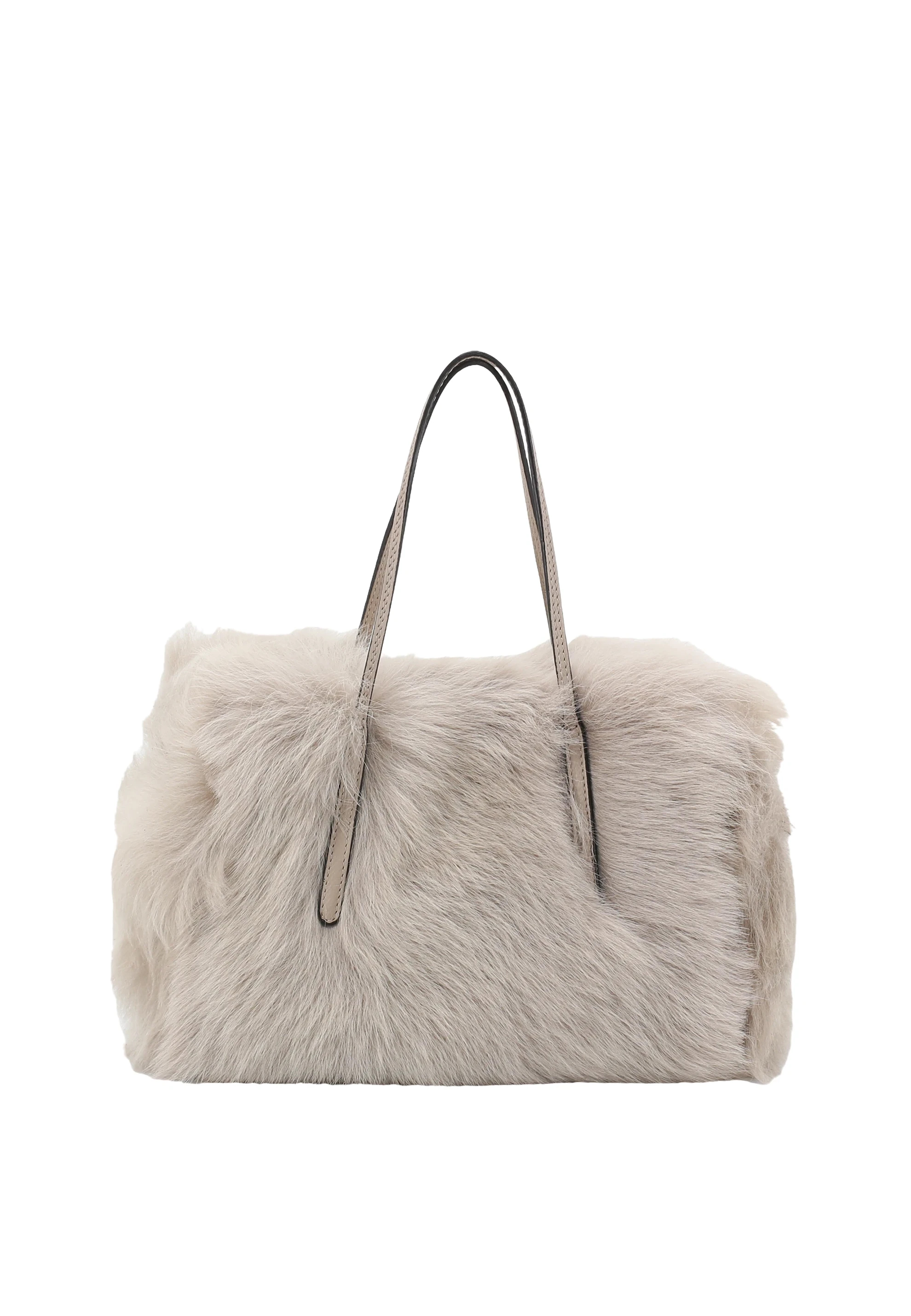 Handtasche NOELLE Leder Shearling LH