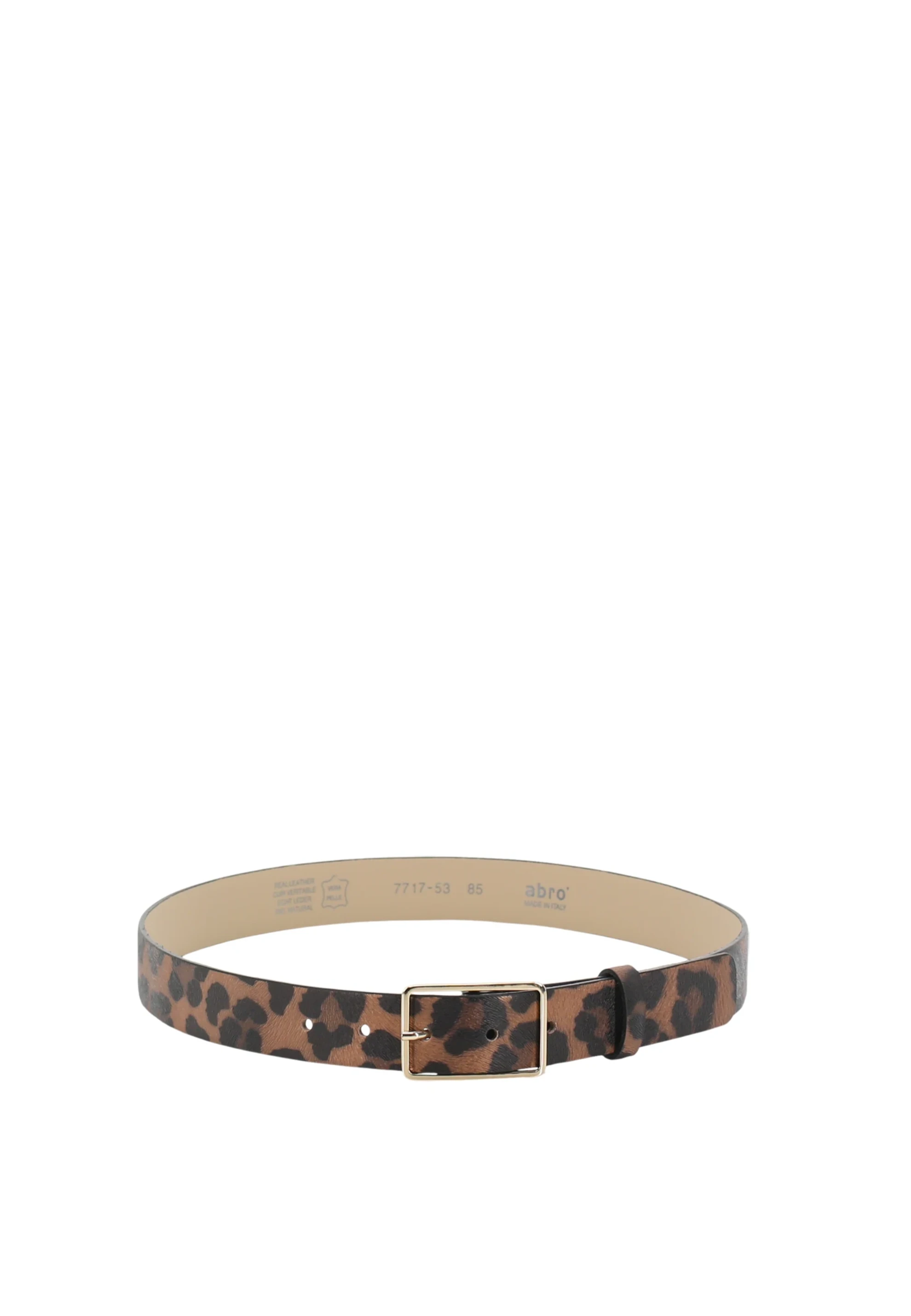 Belt Leather Leo printed