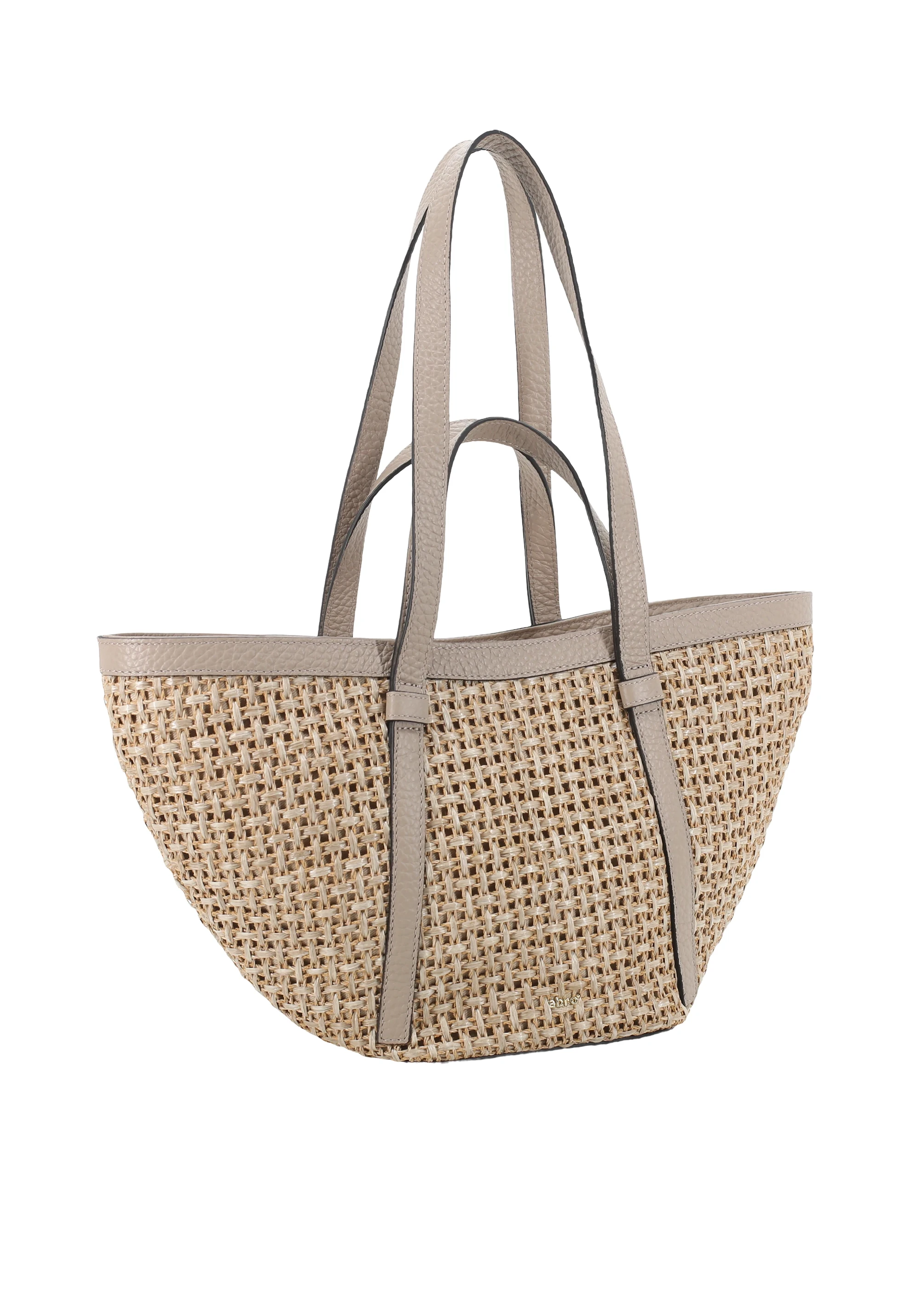 Shopper COSMO medium Raffia/piel