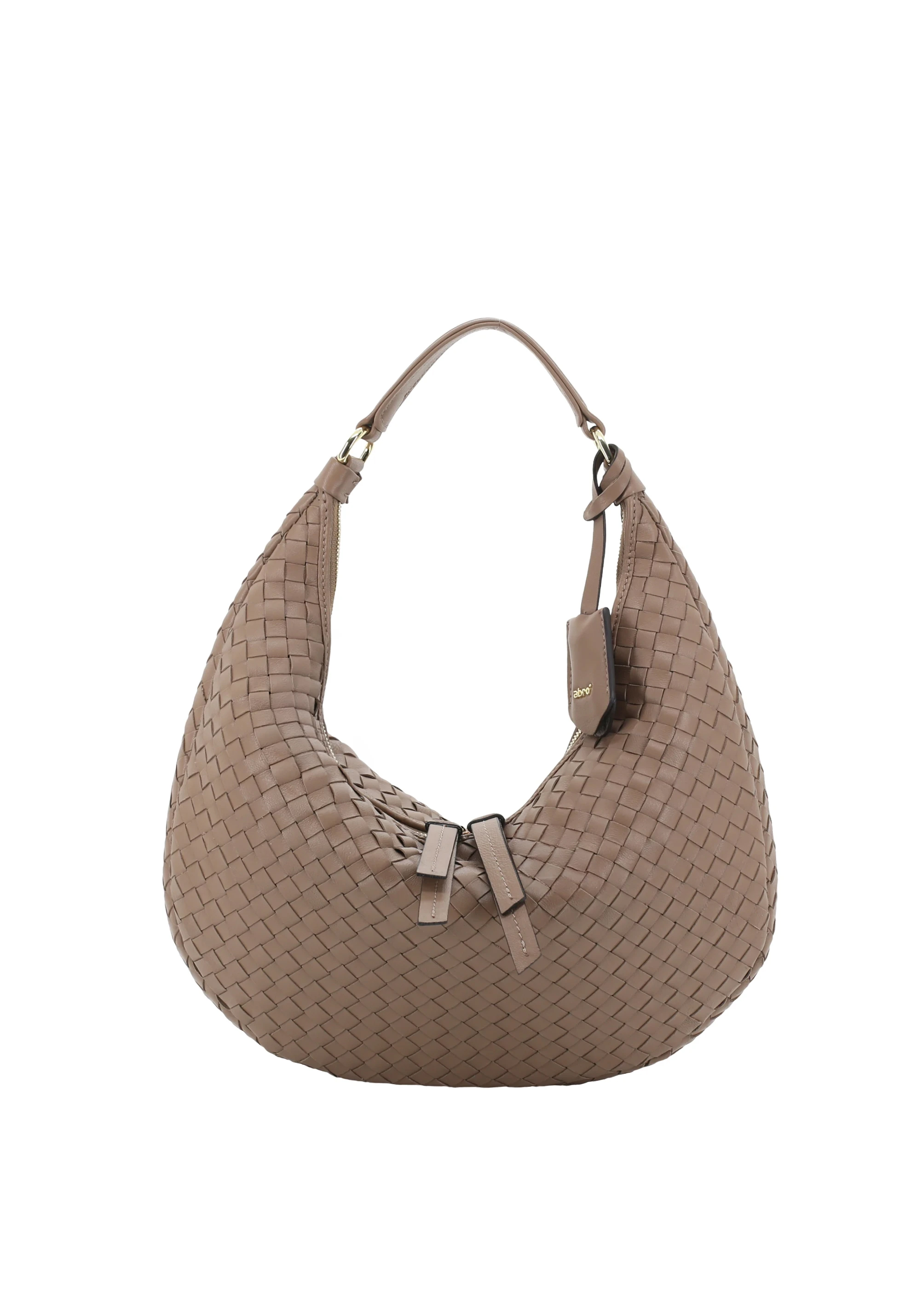 Sacca NANA small Pelle Piuma woven