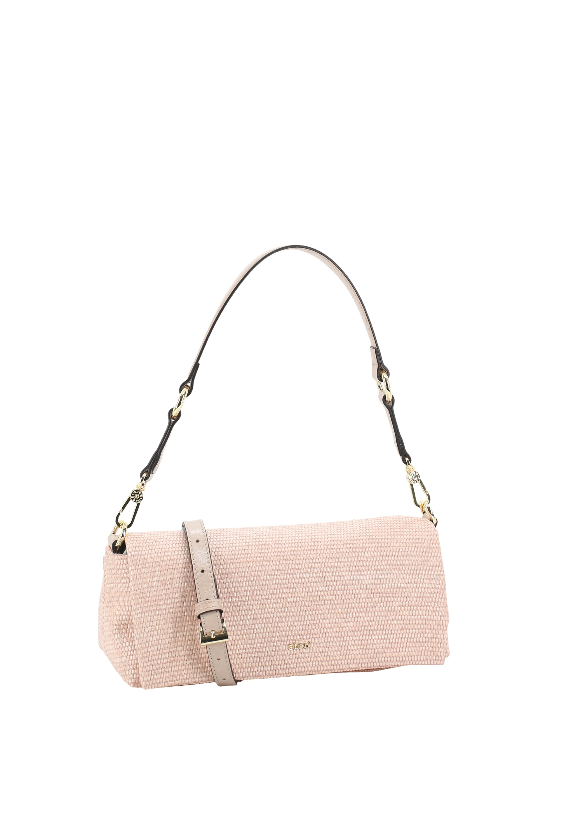 Schultertasche MILA Raffia leggera