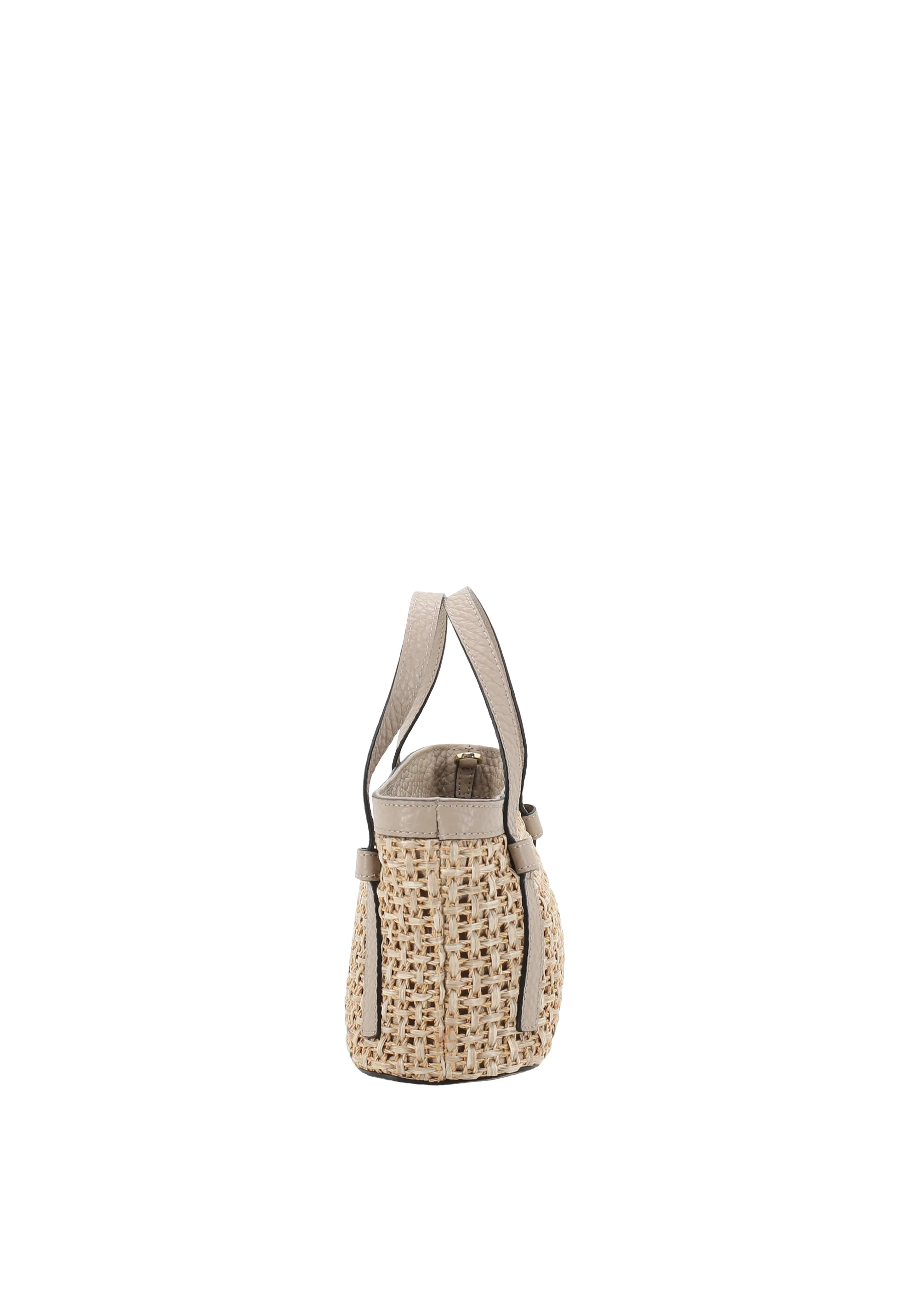 Handbag COSMO mini Raffia/leather