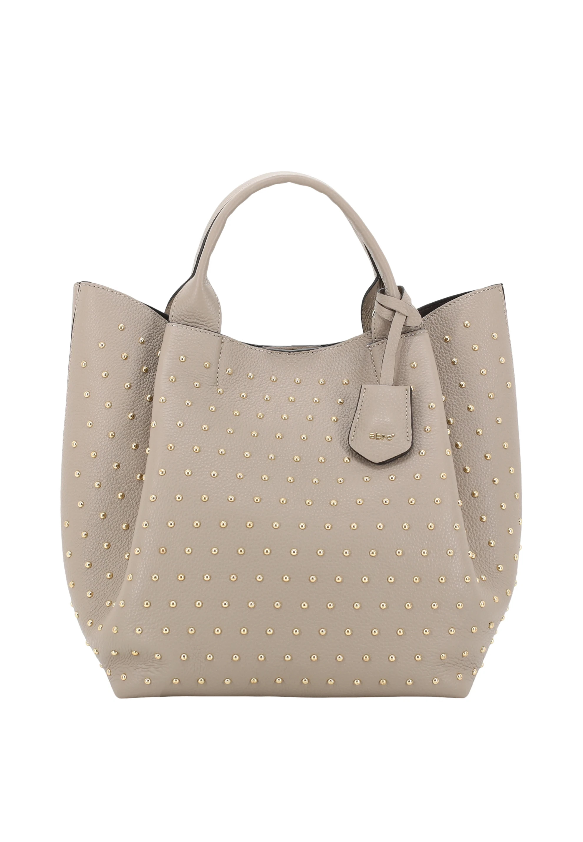 Sac shopping ESSENTAIL studs Cuir Agave