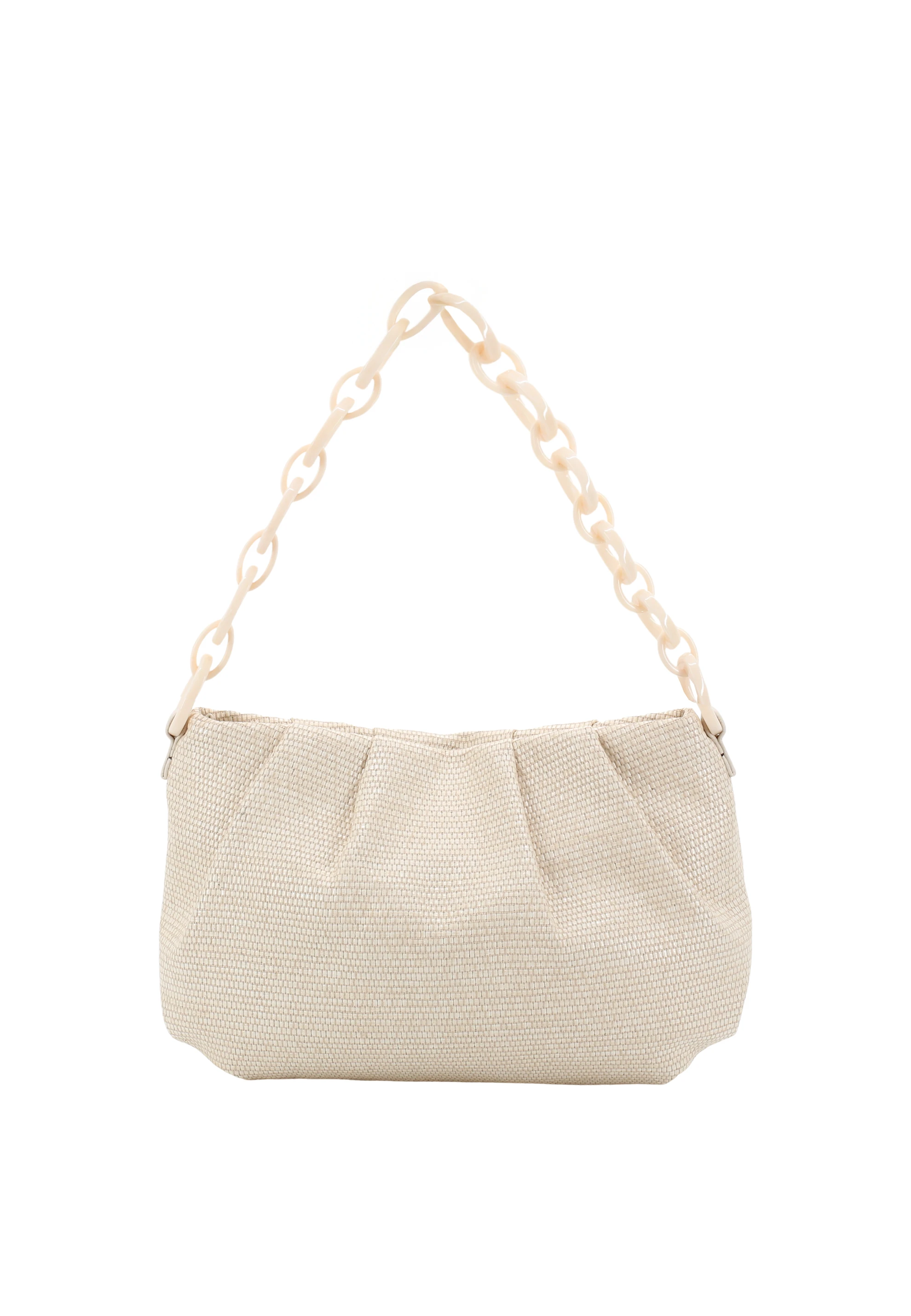 Schultertasche DAYA Raffia leggera