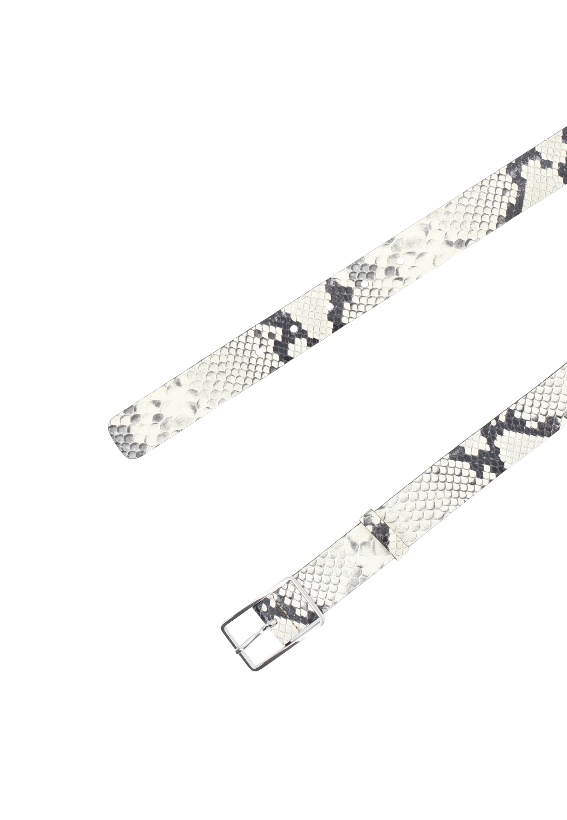 Ceinture Cuir empreint serpent