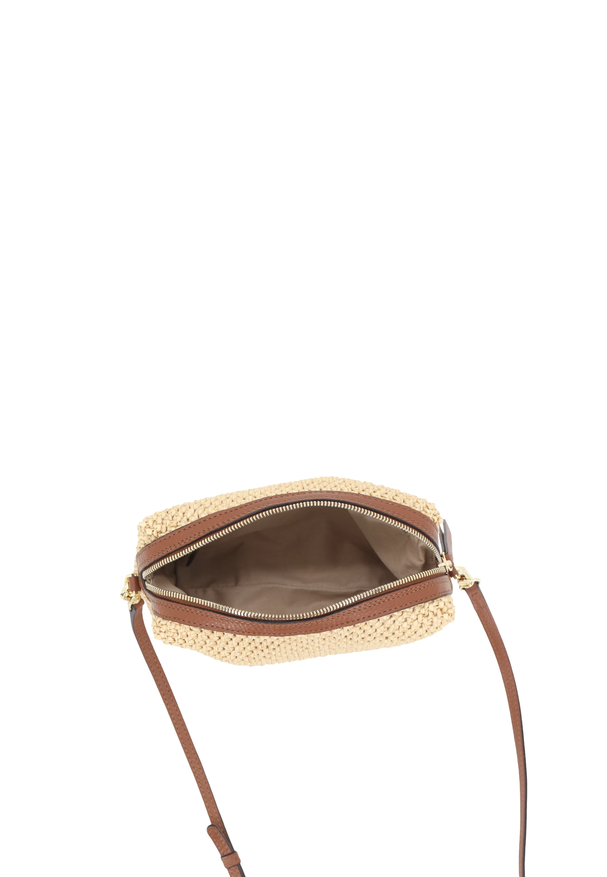 Cross body bag KAIA Raffia Maglia/leather