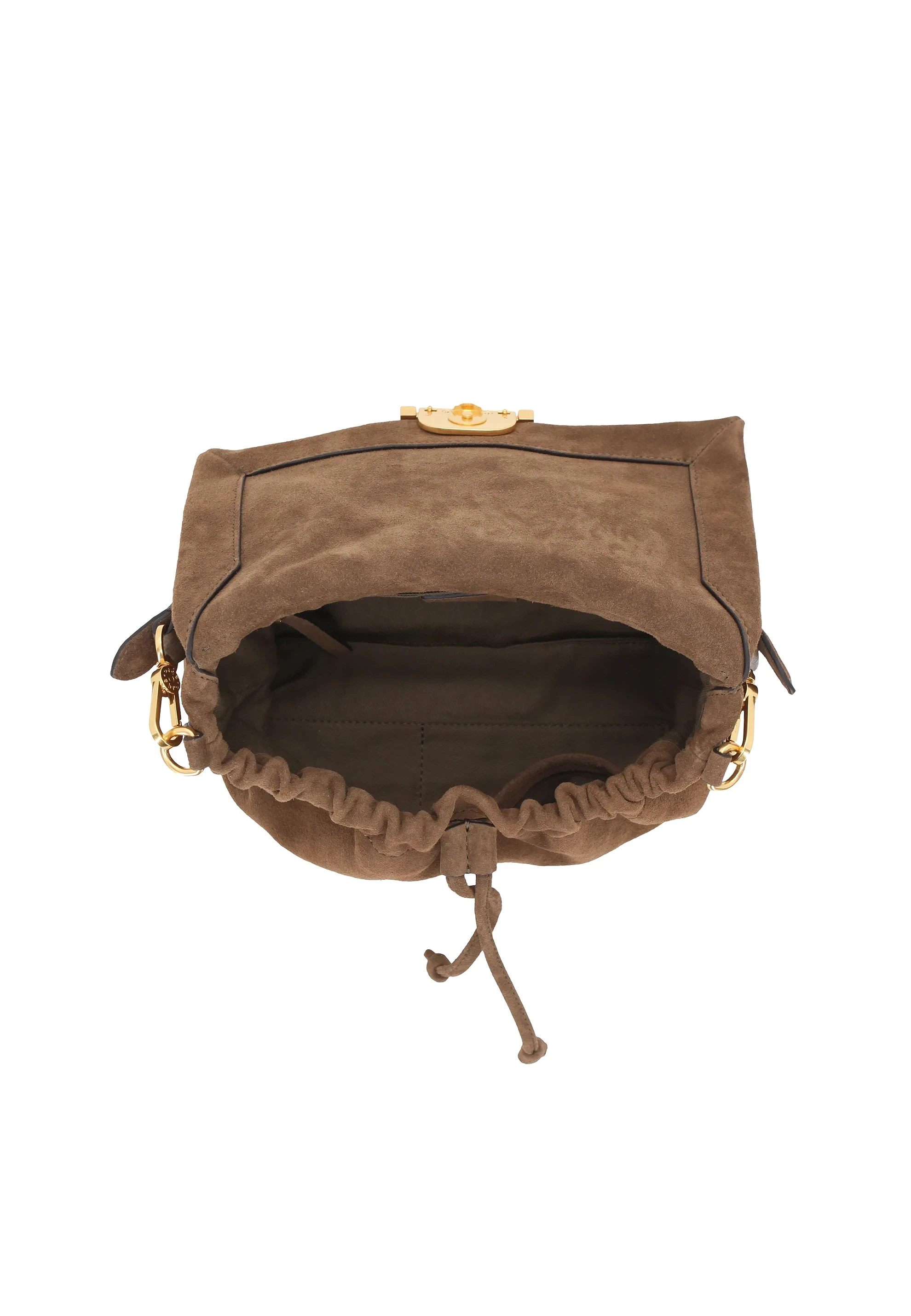 shoulder bag TEMI medium Leather Suede