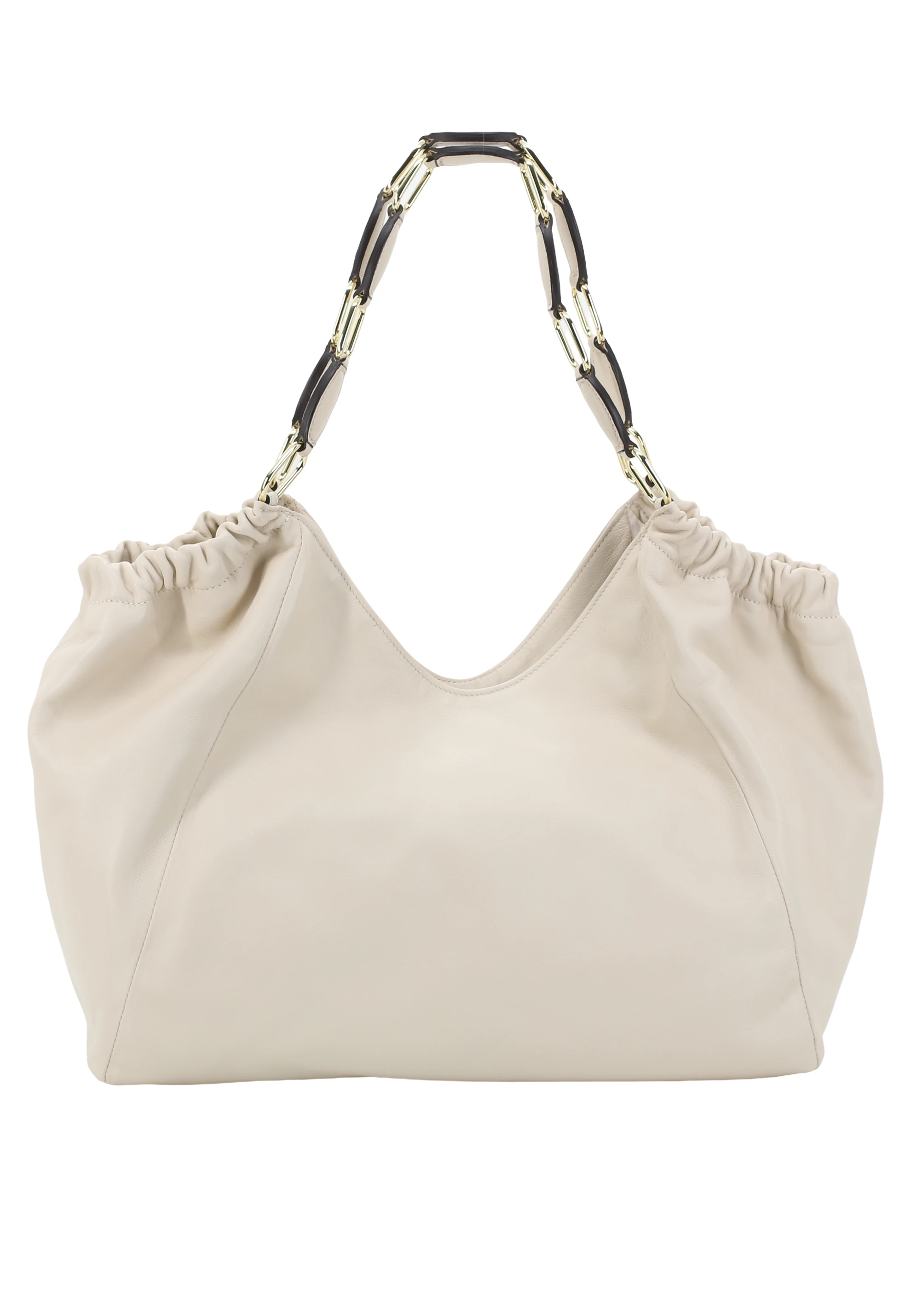 Shopper ZAYA Leather Piuma lucido