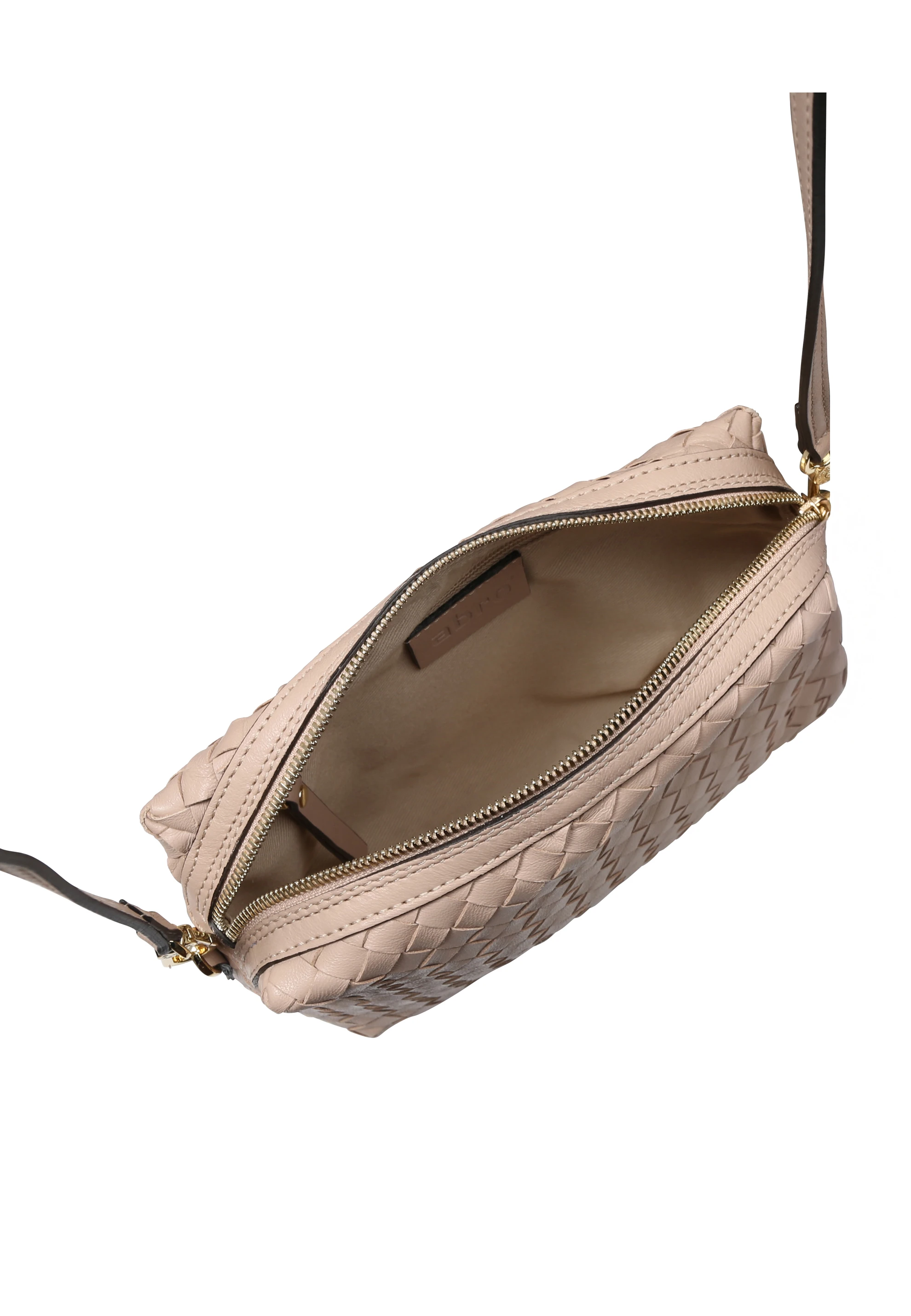 Cross body bag KAIA Leather Piuma weaving