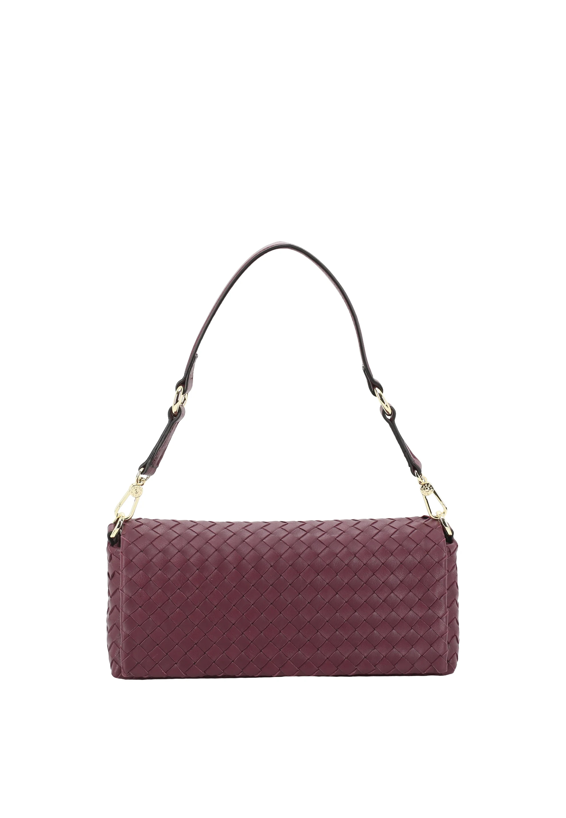 Shoulder bag MILA Leather Piuma weaving
