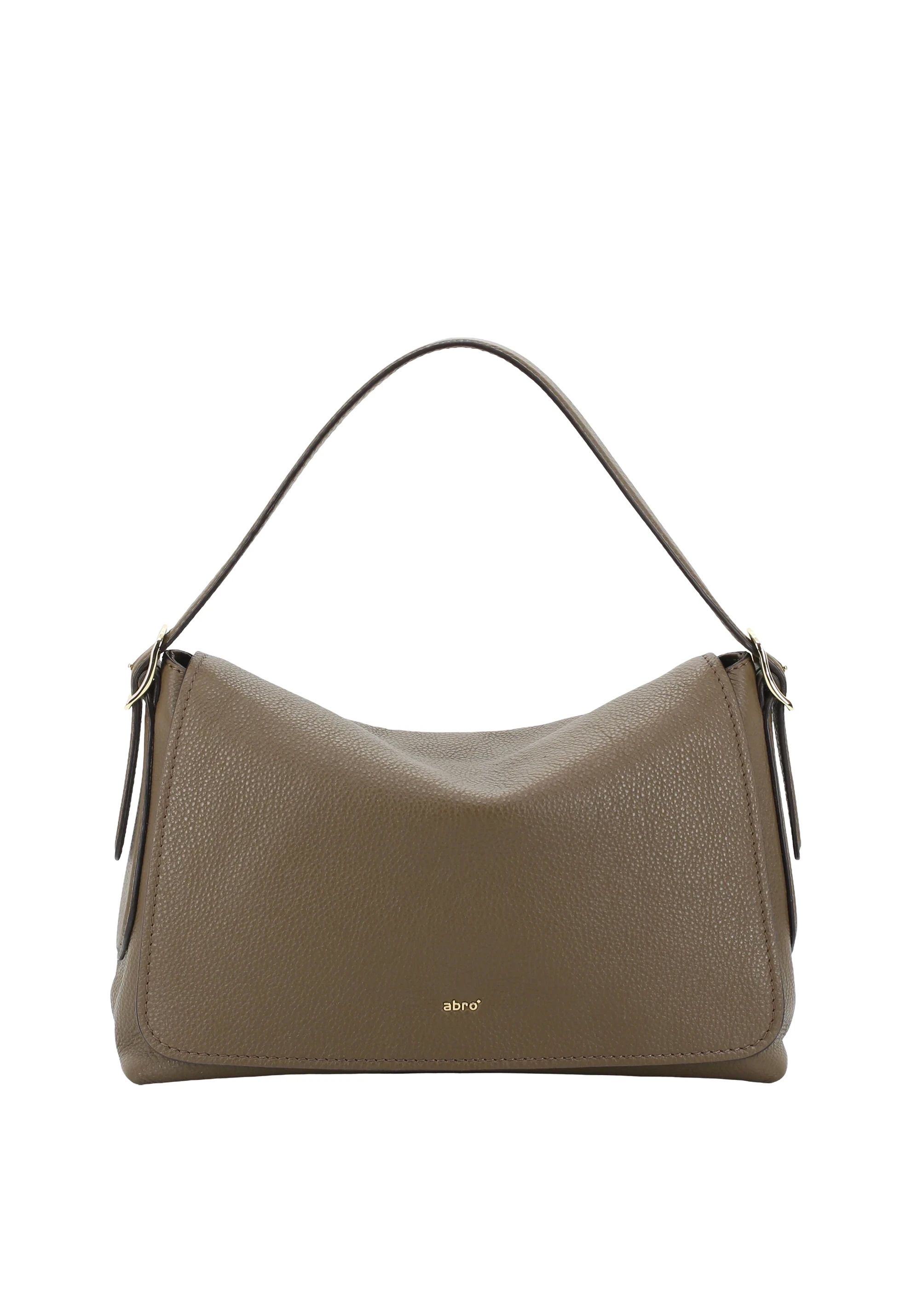 Schultertasche CARINA Leder Agave
