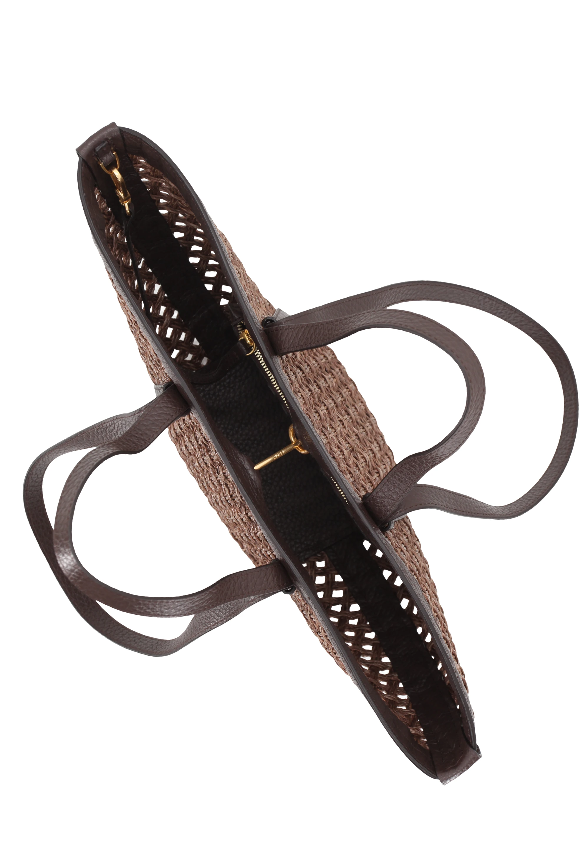 Shopper COSMO medium Raffia/leather