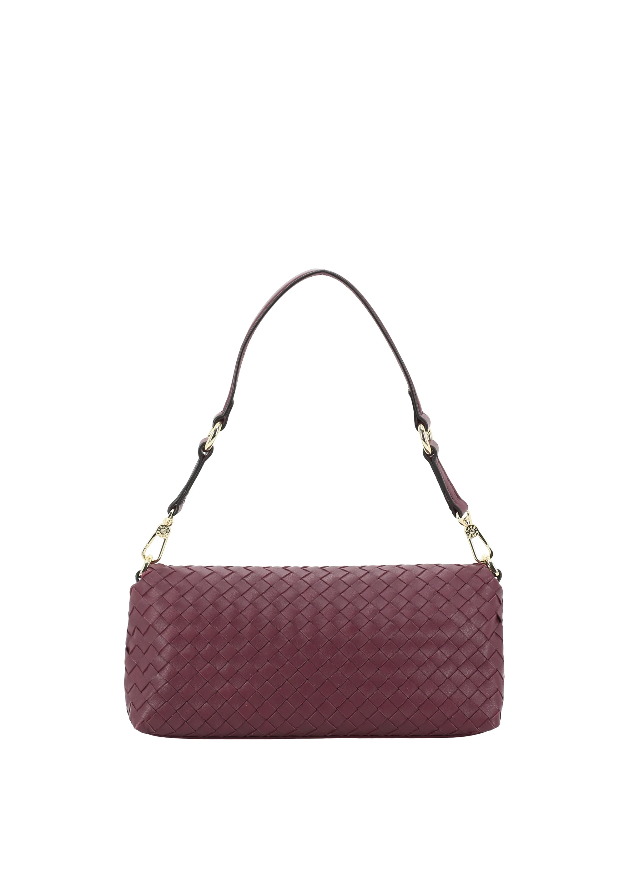 Shoulder bag MILA Leather Piuma weaving