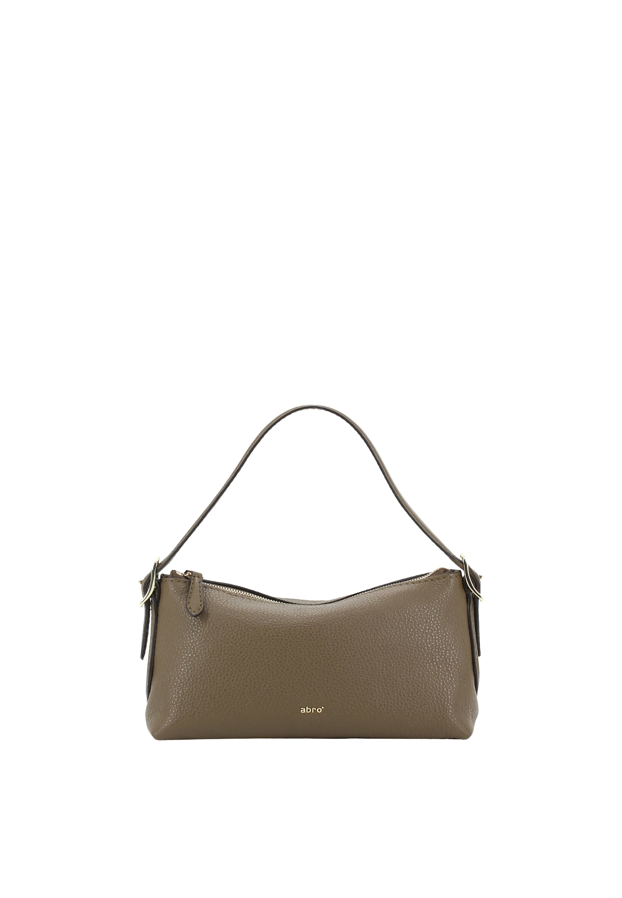 Schultertasche CARINA Leder Agave