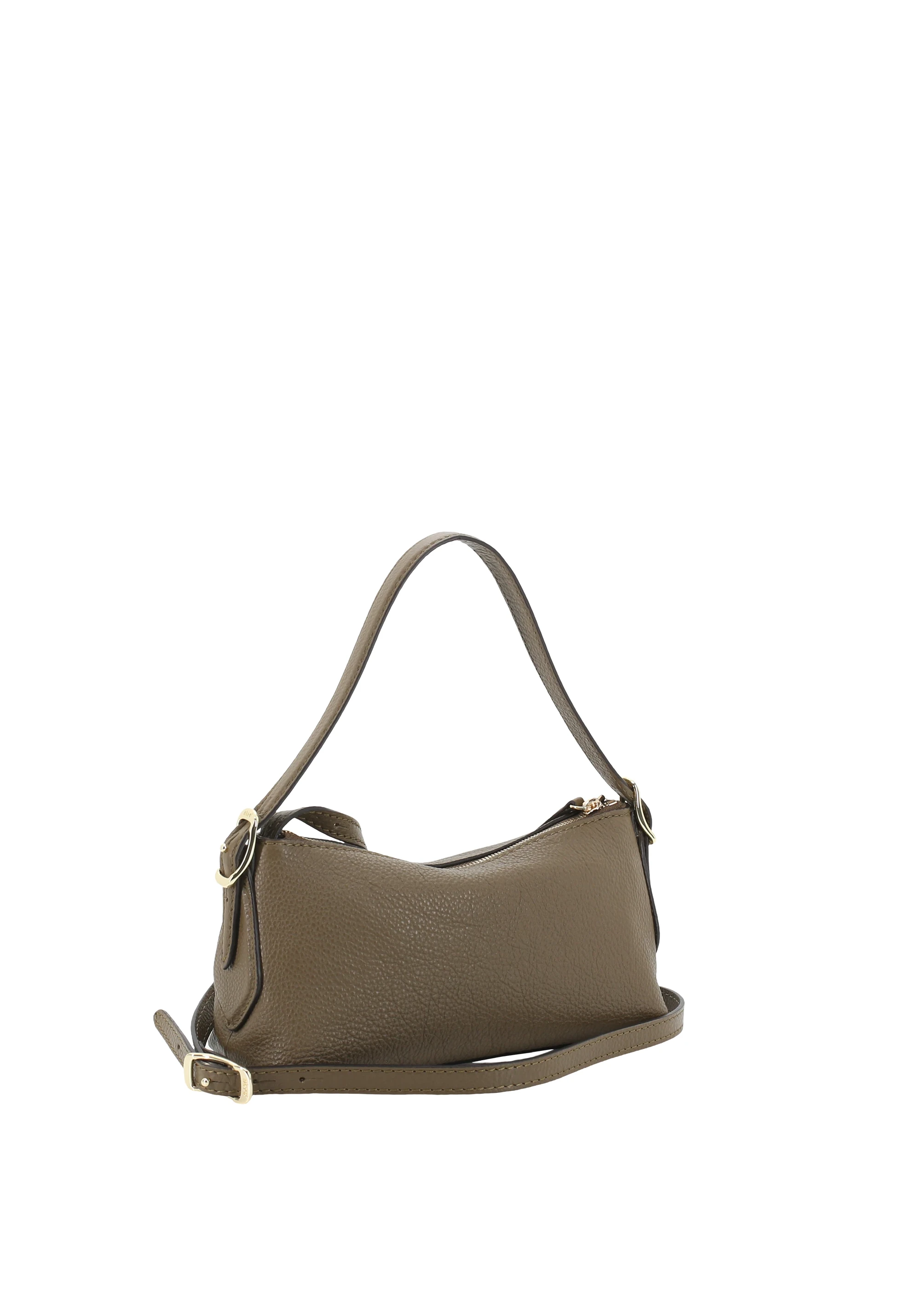 Schultertasche CARINA Leder Agave