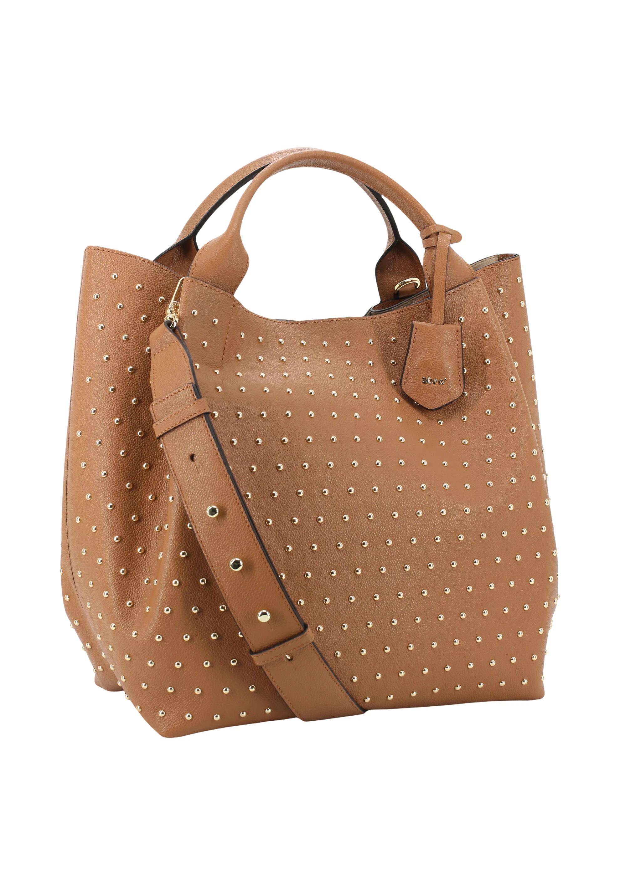 Shopper ESSENTIAL studs large Leder Agave