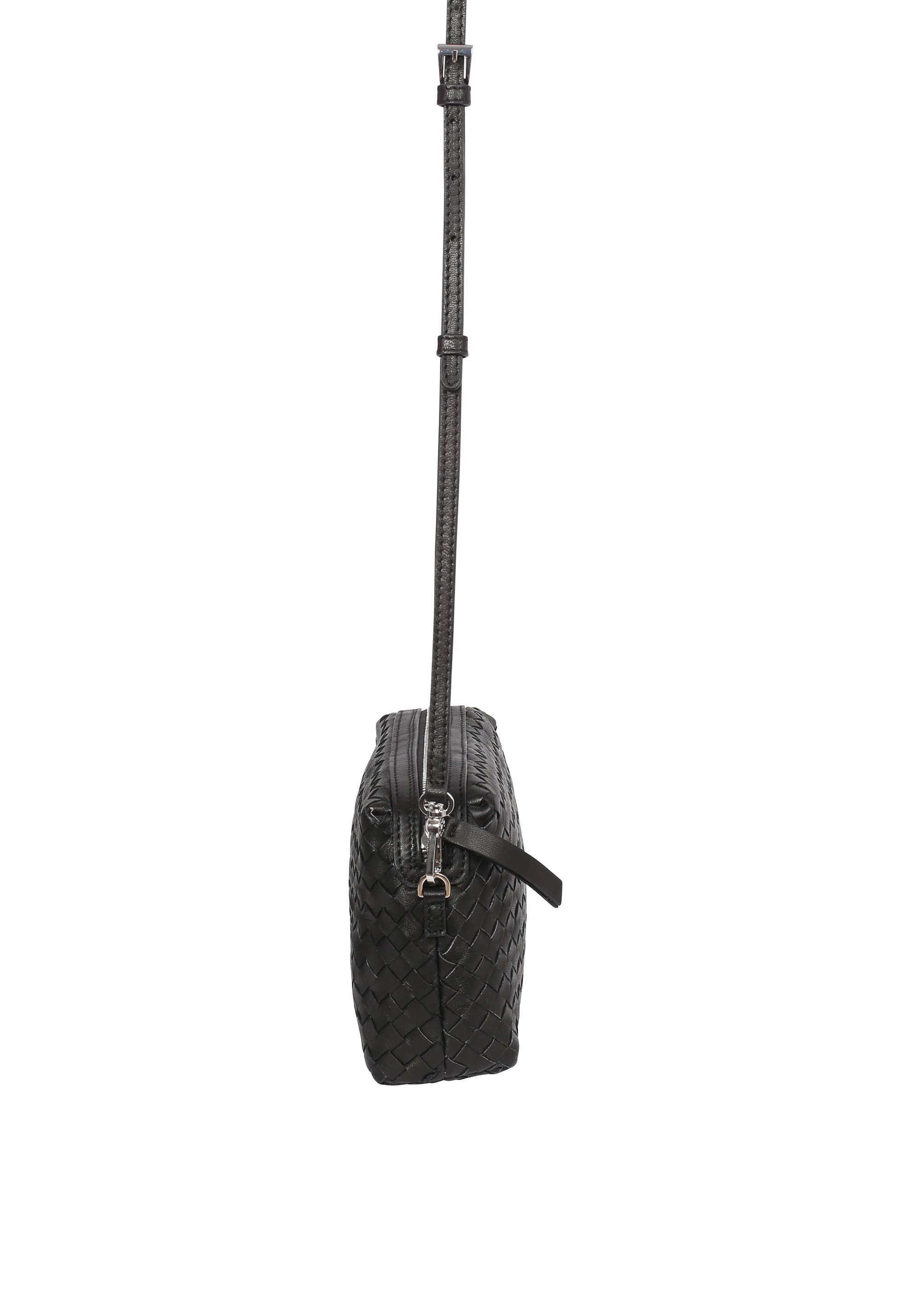 Sac à bandoulière KAIA Cuir Piuma woven