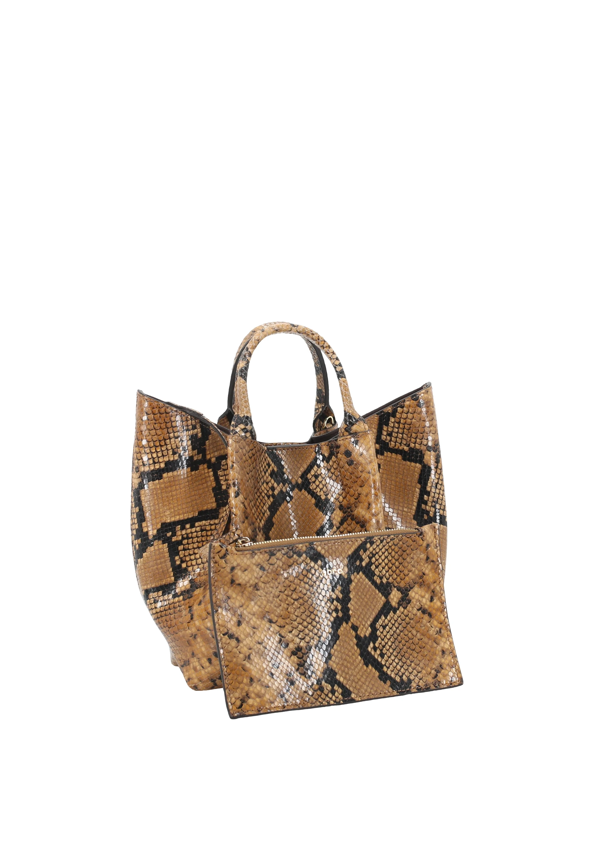 Shopper ESSENTIAL small Piel estampado de serpiente