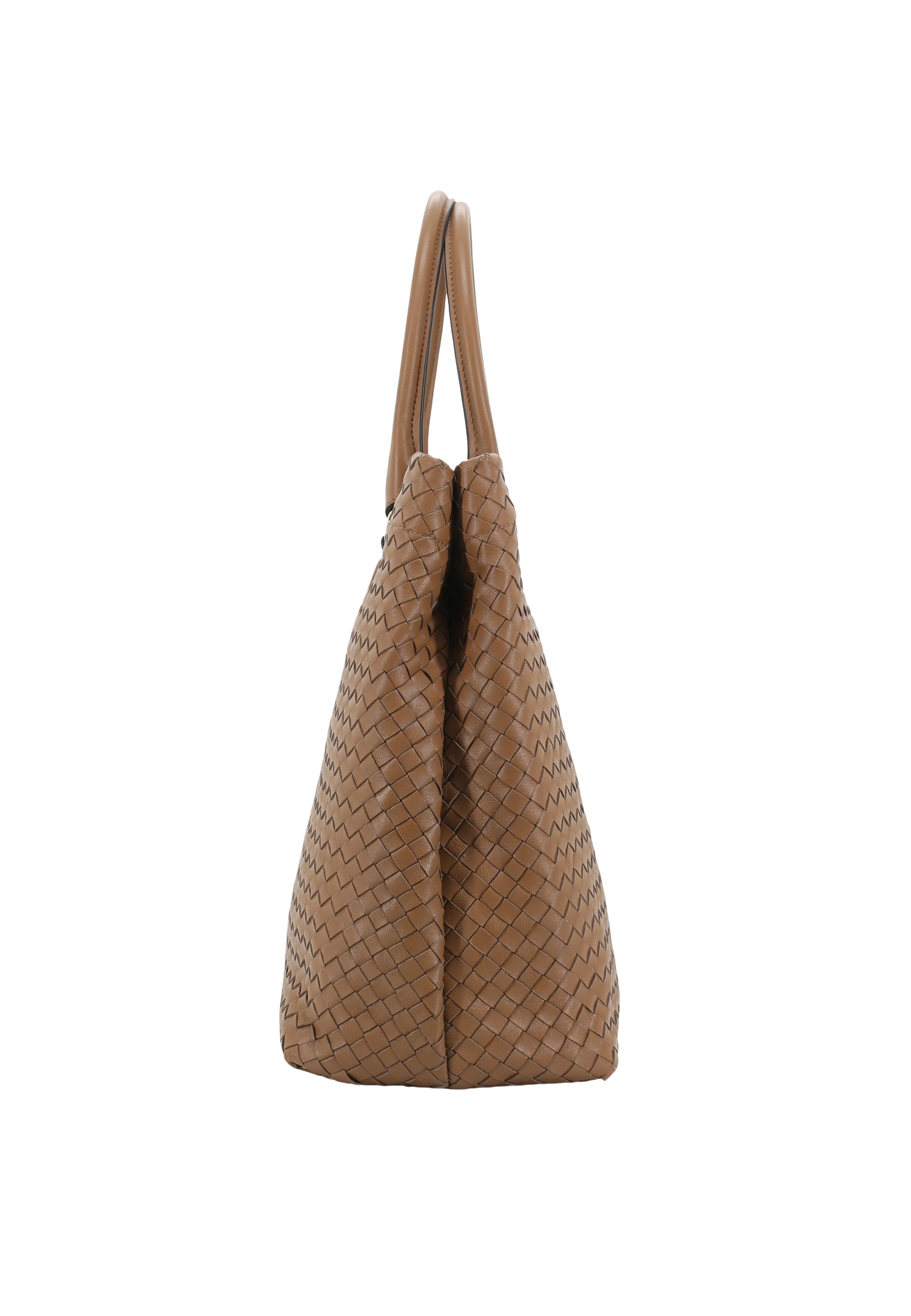 Shopper ROOFTOP Leather Piuma weaving