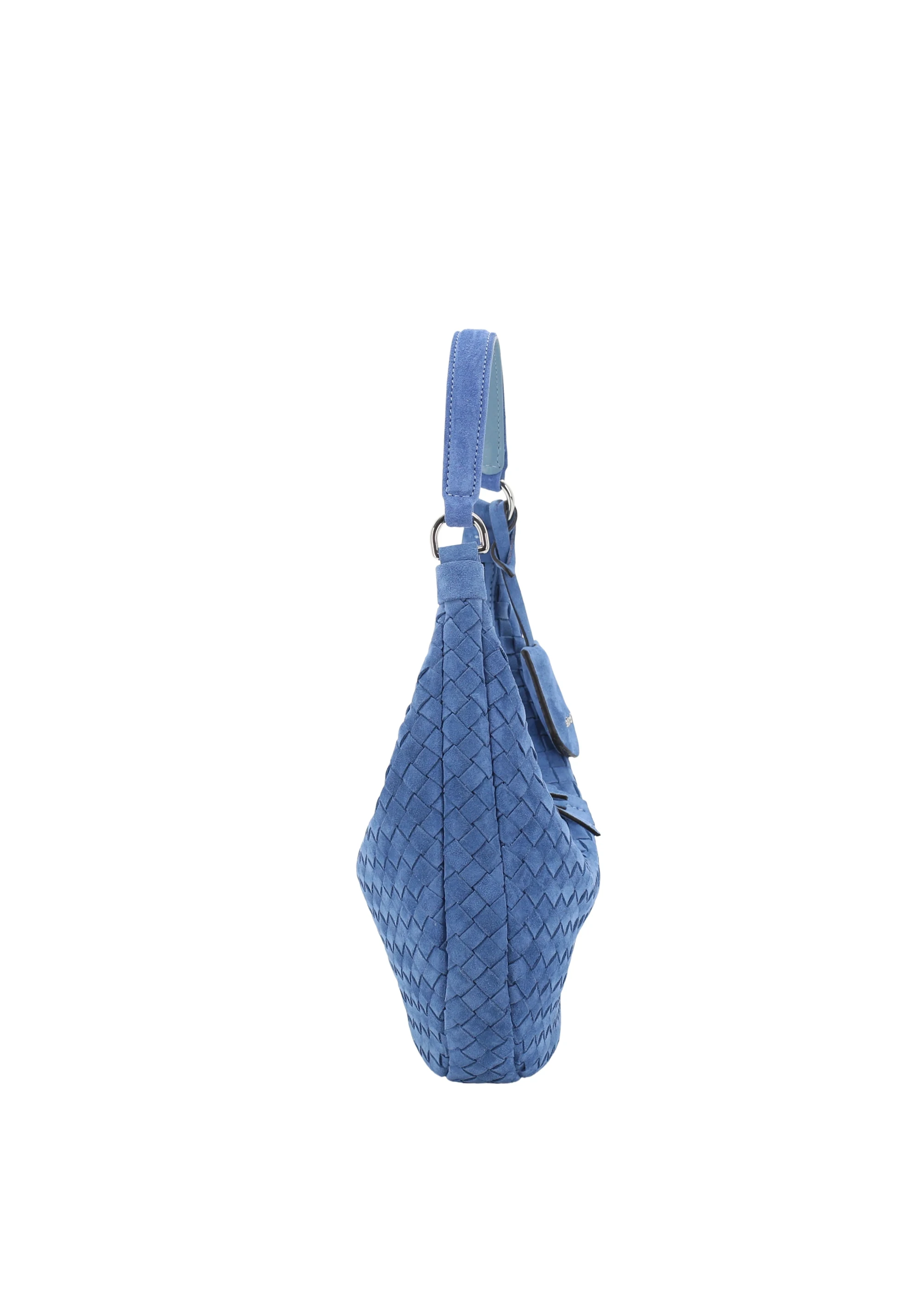 Beutel NANA mini Leder Suede weaving