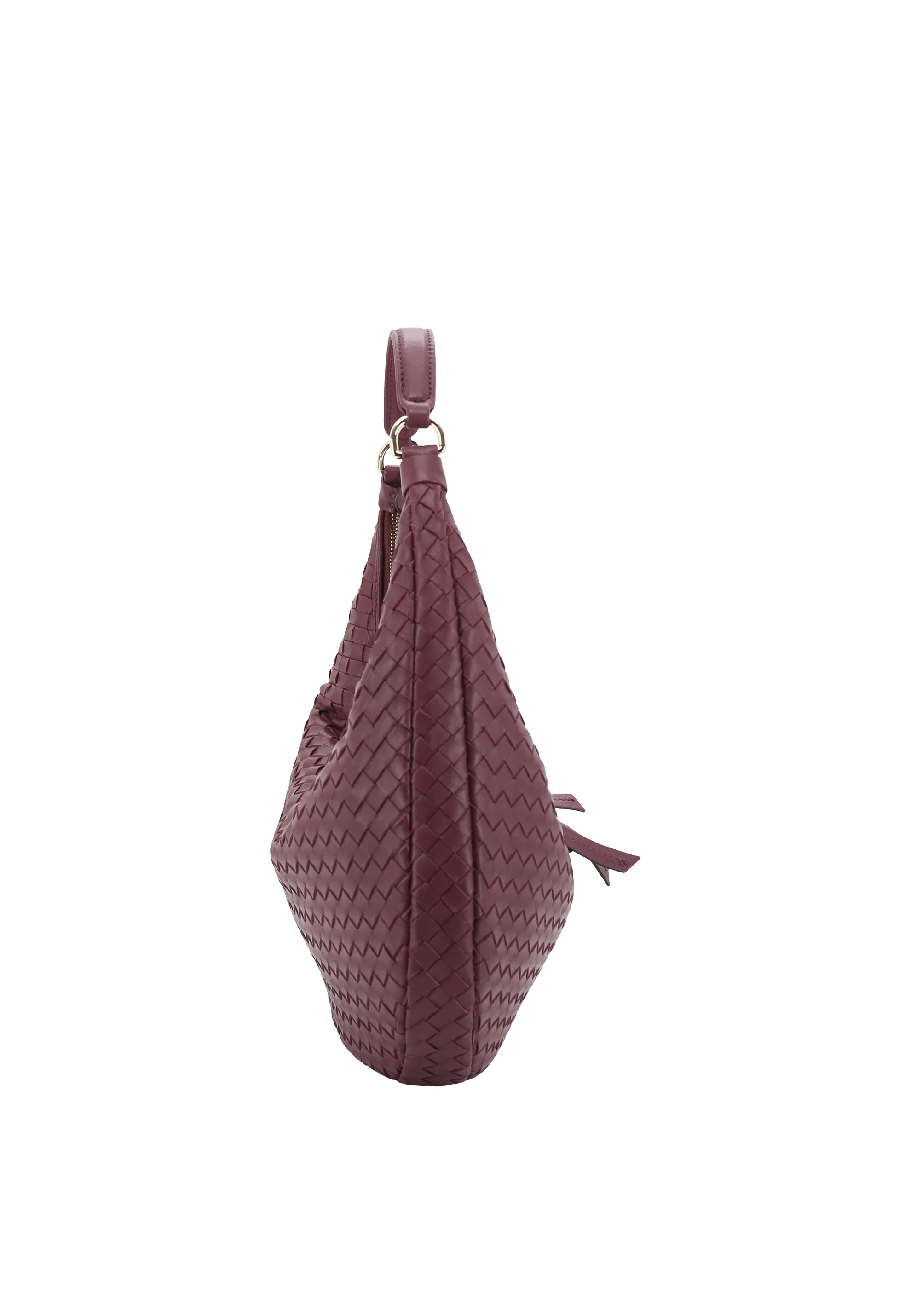 Beutel NANA small Leder Piuma weaving