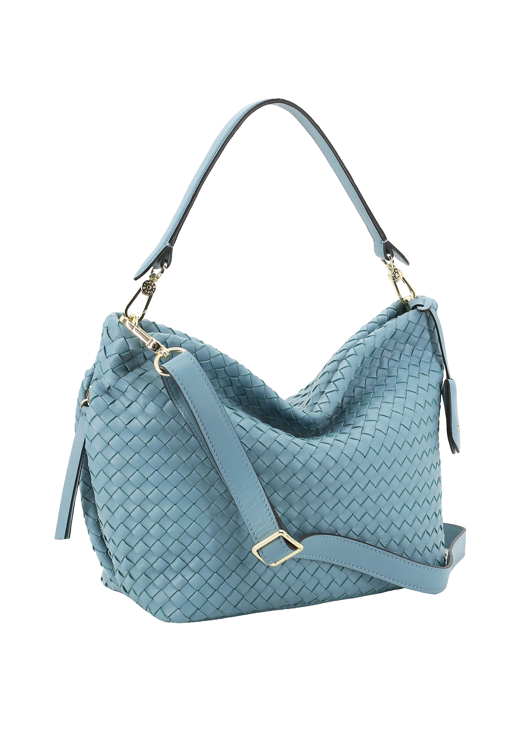 Beutel EBONY Leder Piuma Weaving