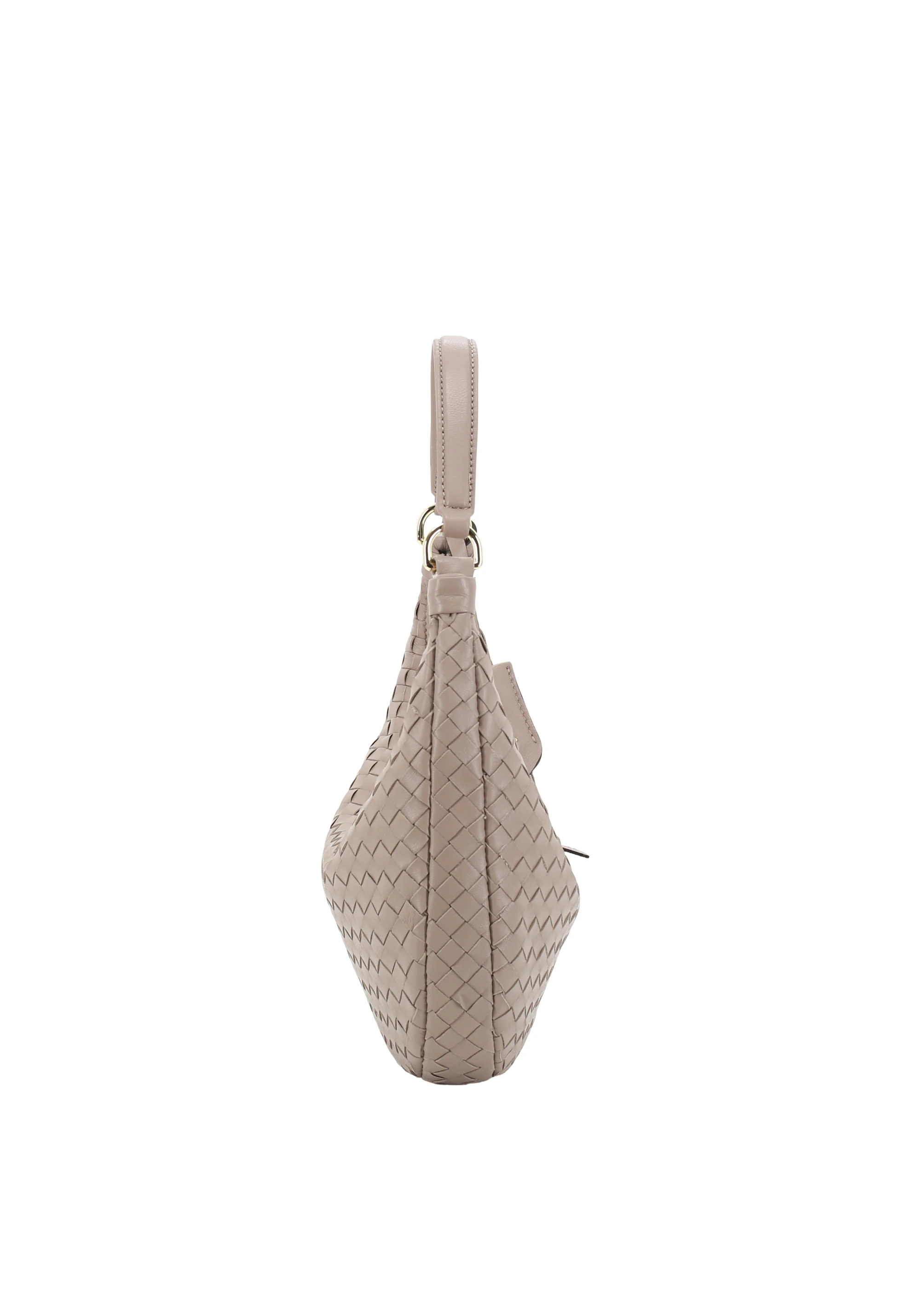 Beutel NANA mini Leder Piuma weaving