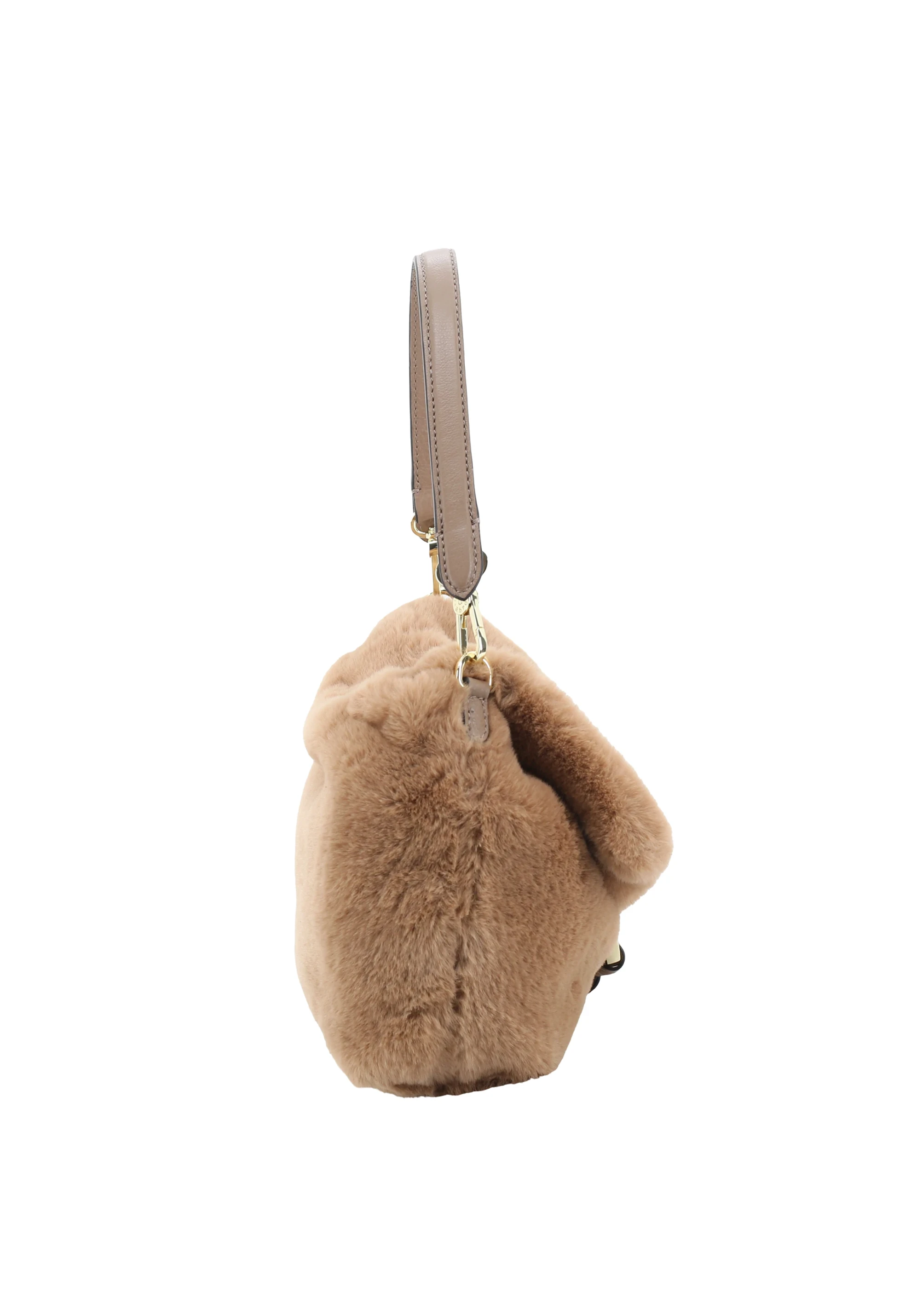 borsa a spalla TEMI medium Pelle Eco Fur