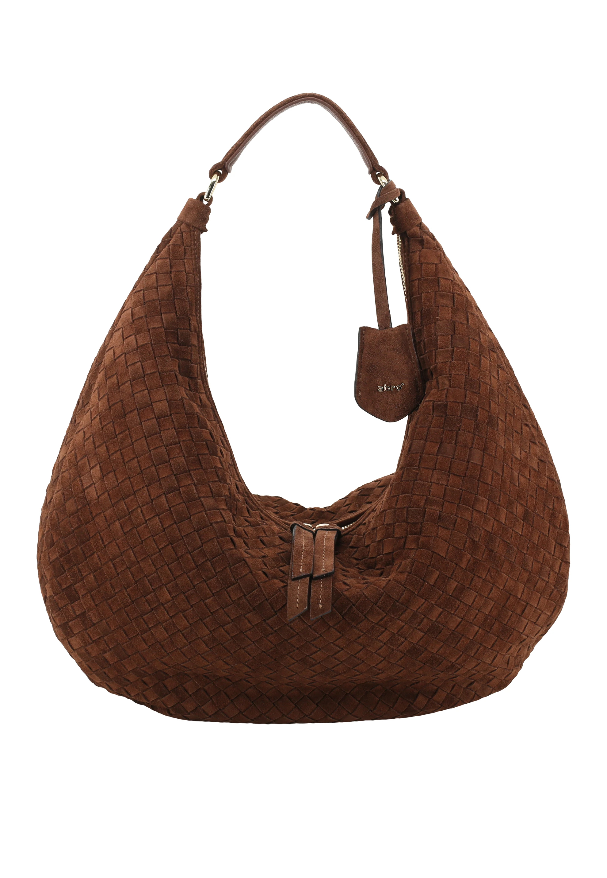 Sacca NANA Pelle Suede weaving