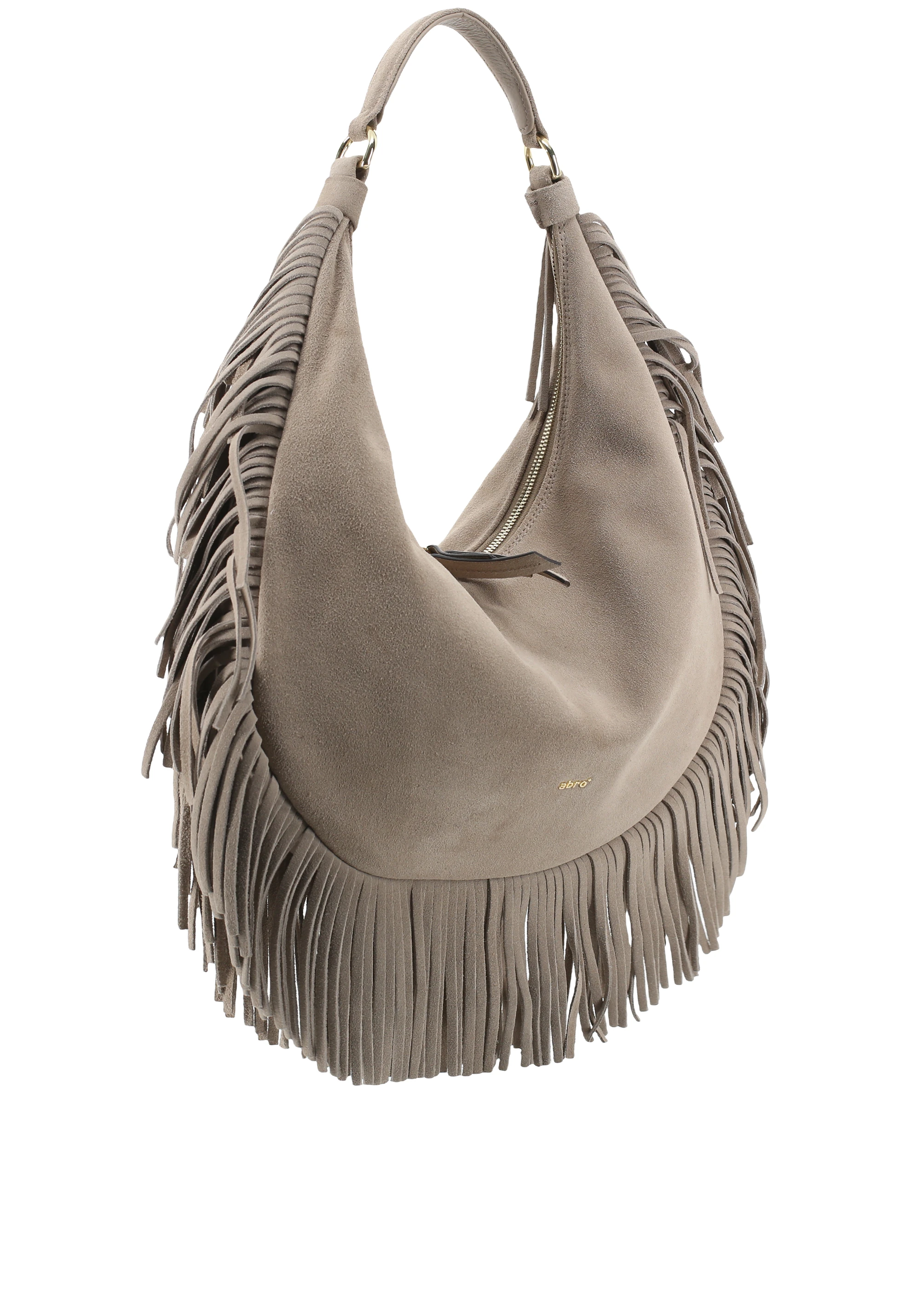 Beutel NANA  Leder Suede fringes