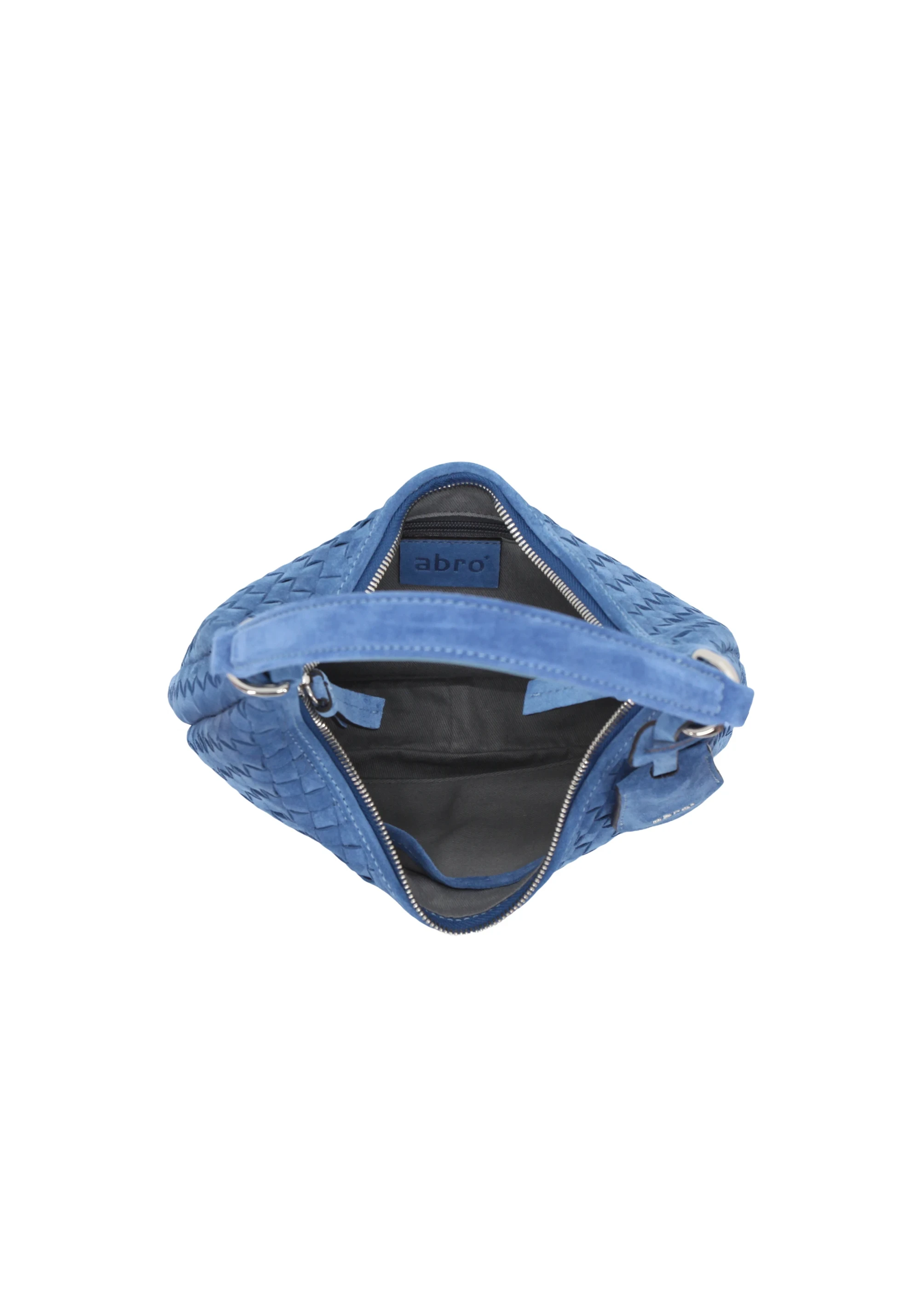 Beutel NANA mini Leder Suede weaving