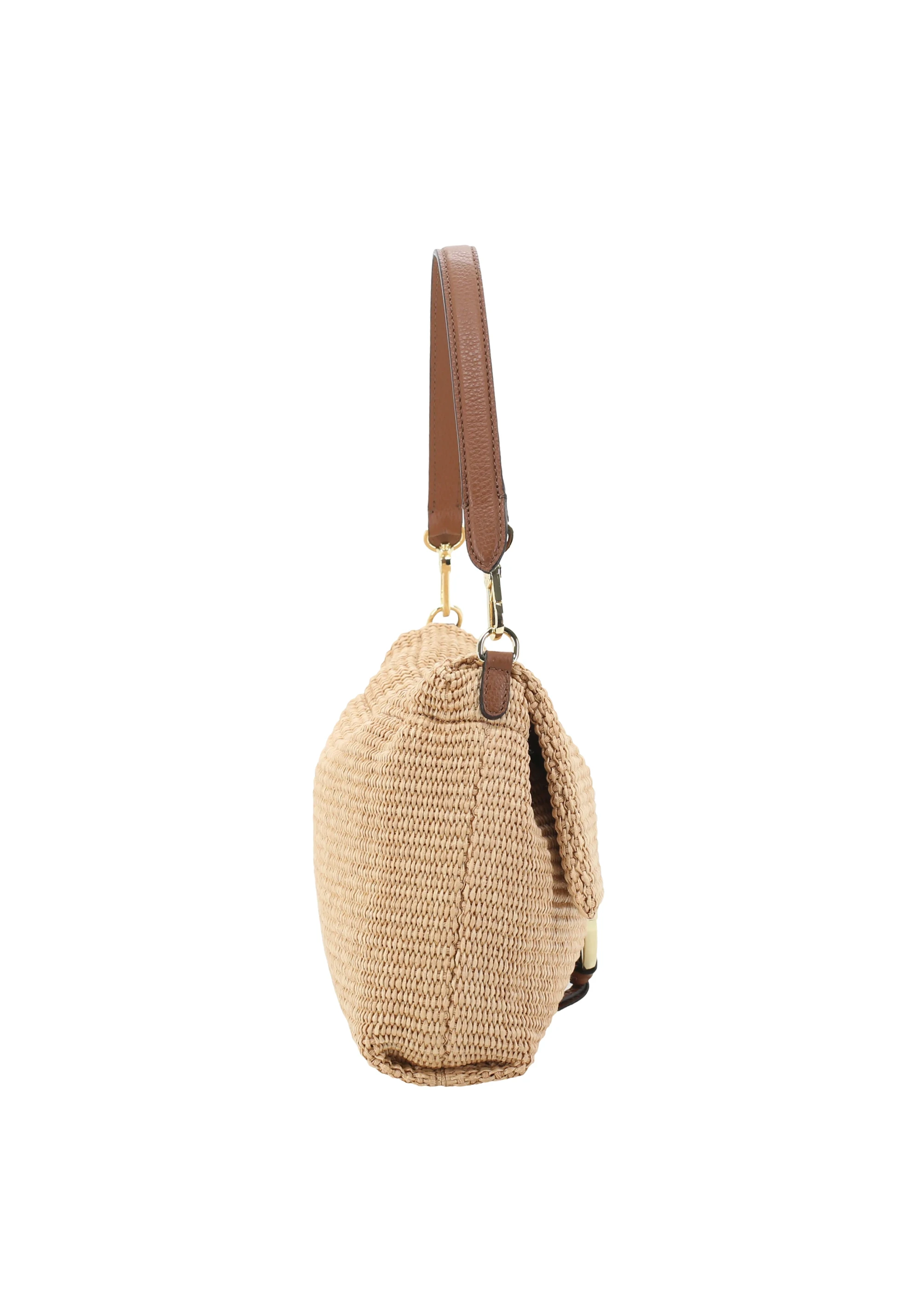 shoulder bag TEMI medium Raffia