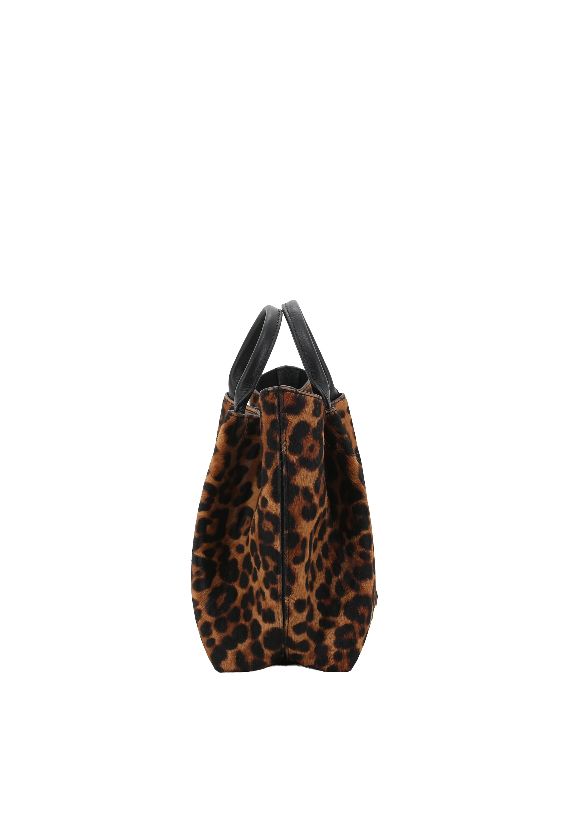 Shopper ESSENTIAL small Leather Animal Print