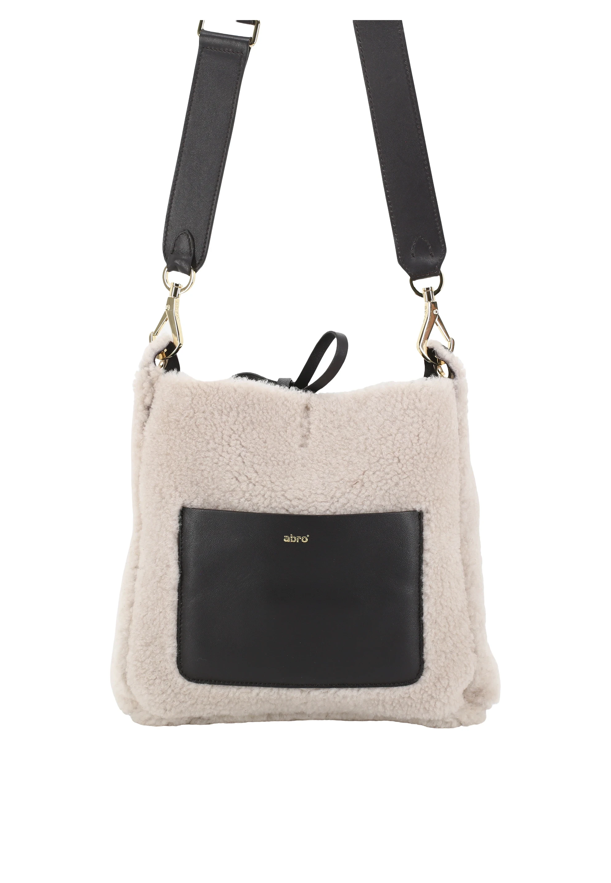 Cross body RAQUEL small Leather Shearling reversible