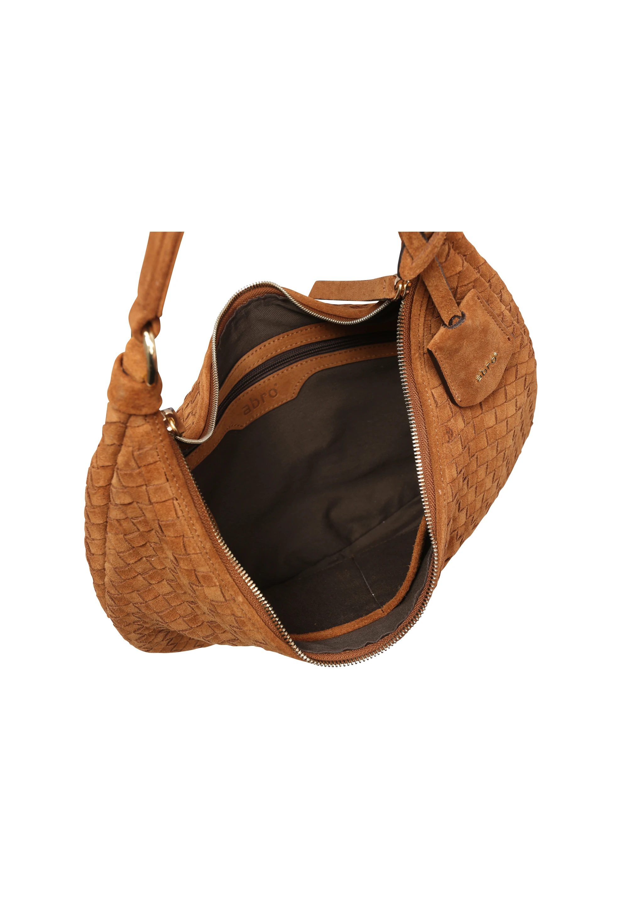 Hobo NANA small Leather Suede woven
