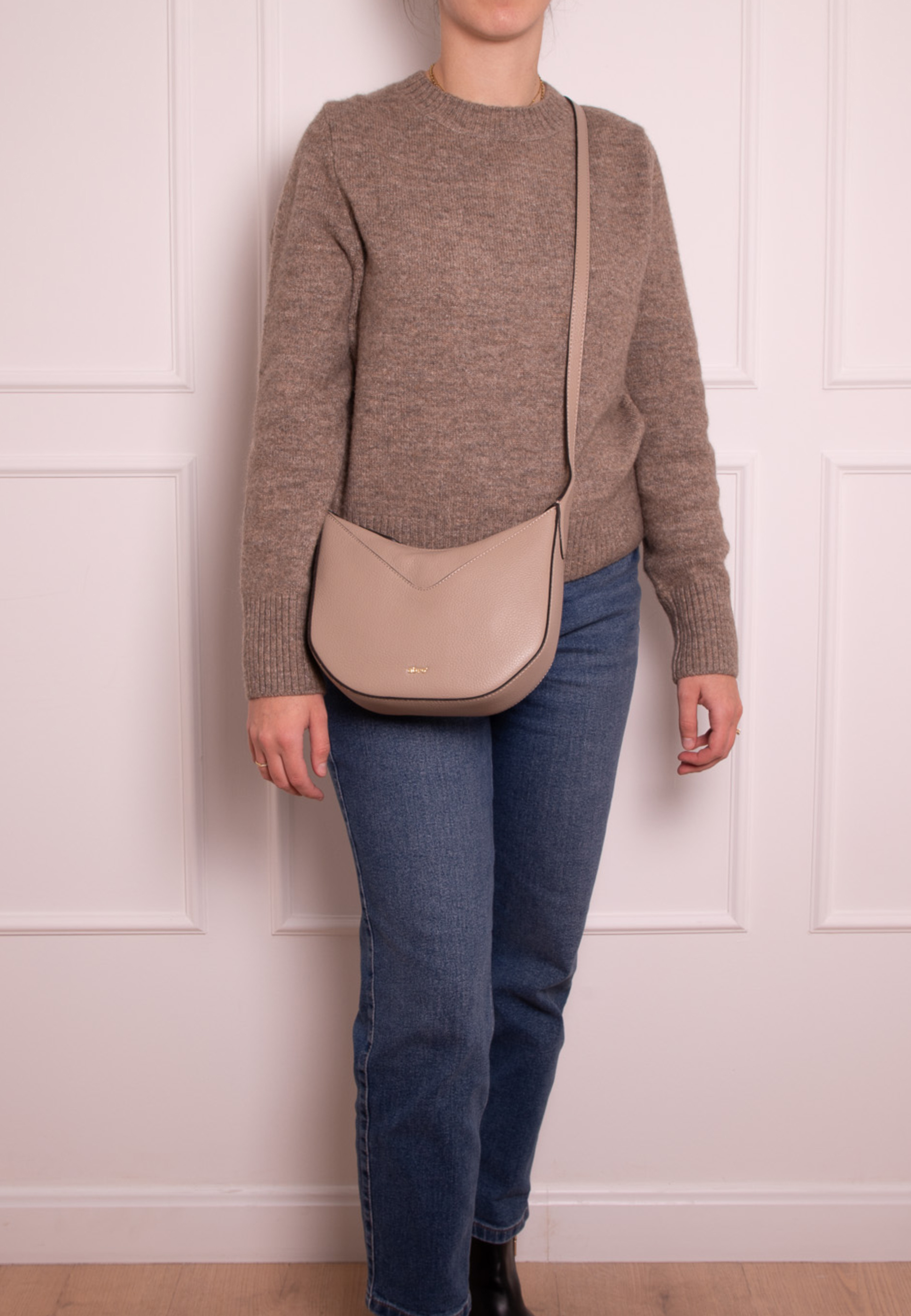 Sac à bandoulière ANYTIME SMAL Cuir Agave