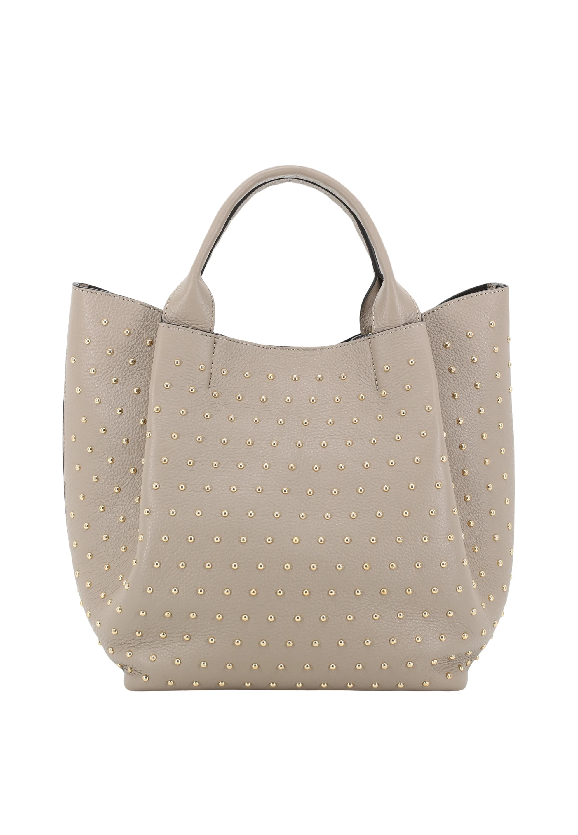 Sac shopping ESSENTAIL studs Cuir Agave