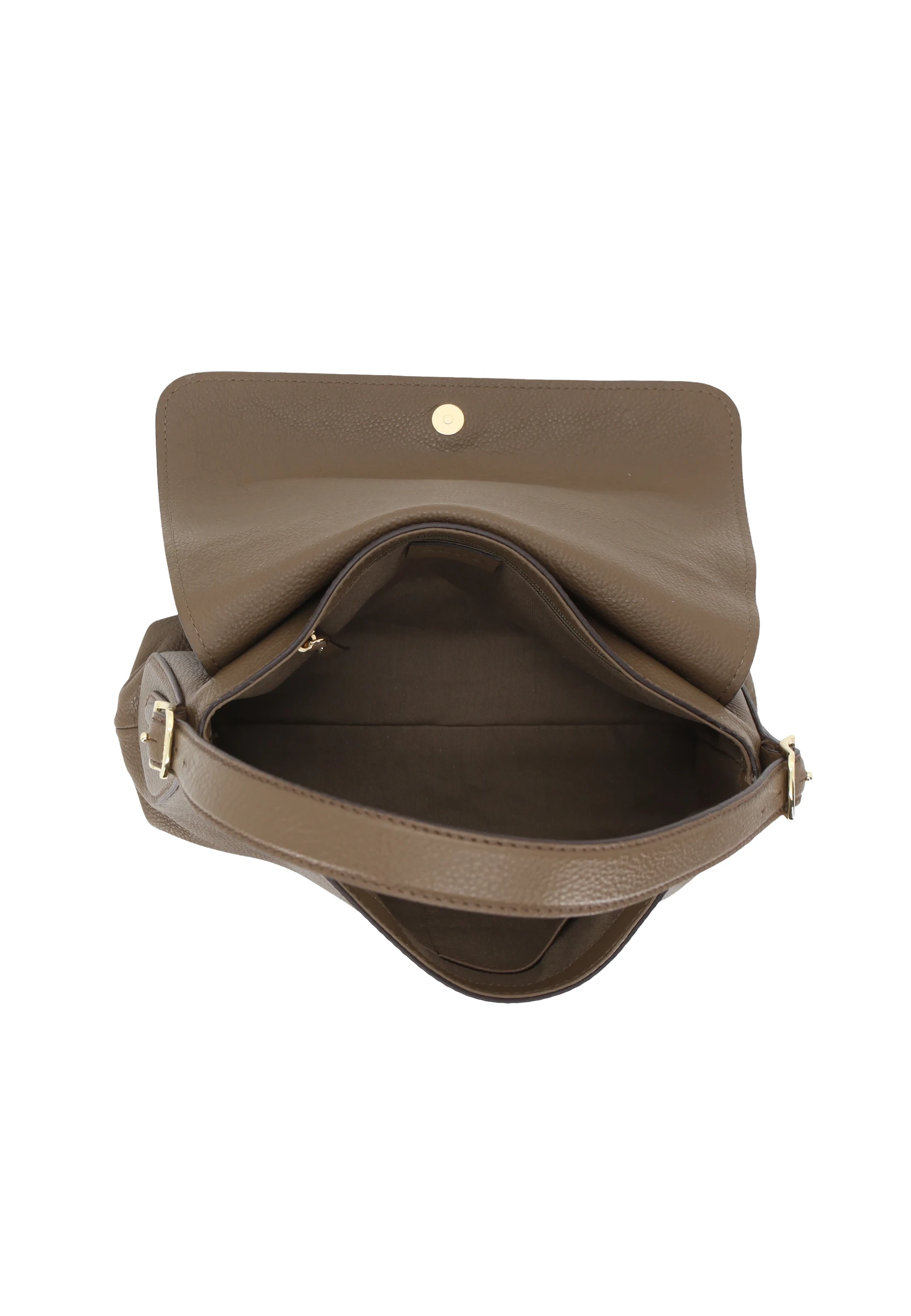 Schultertasche CARINA Leder Agave