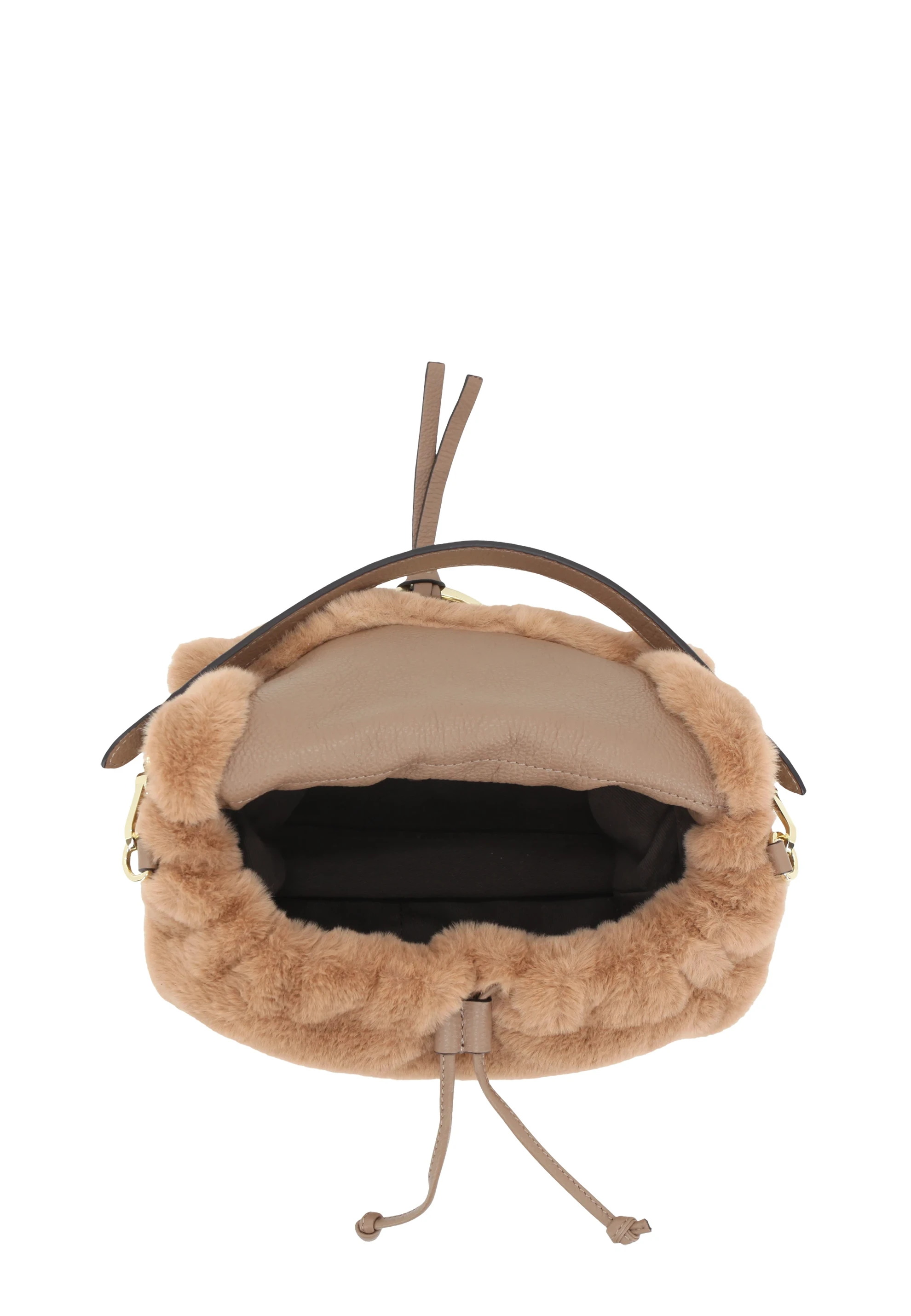 borsa a spalla TEMI medium Pelle Eco Fur