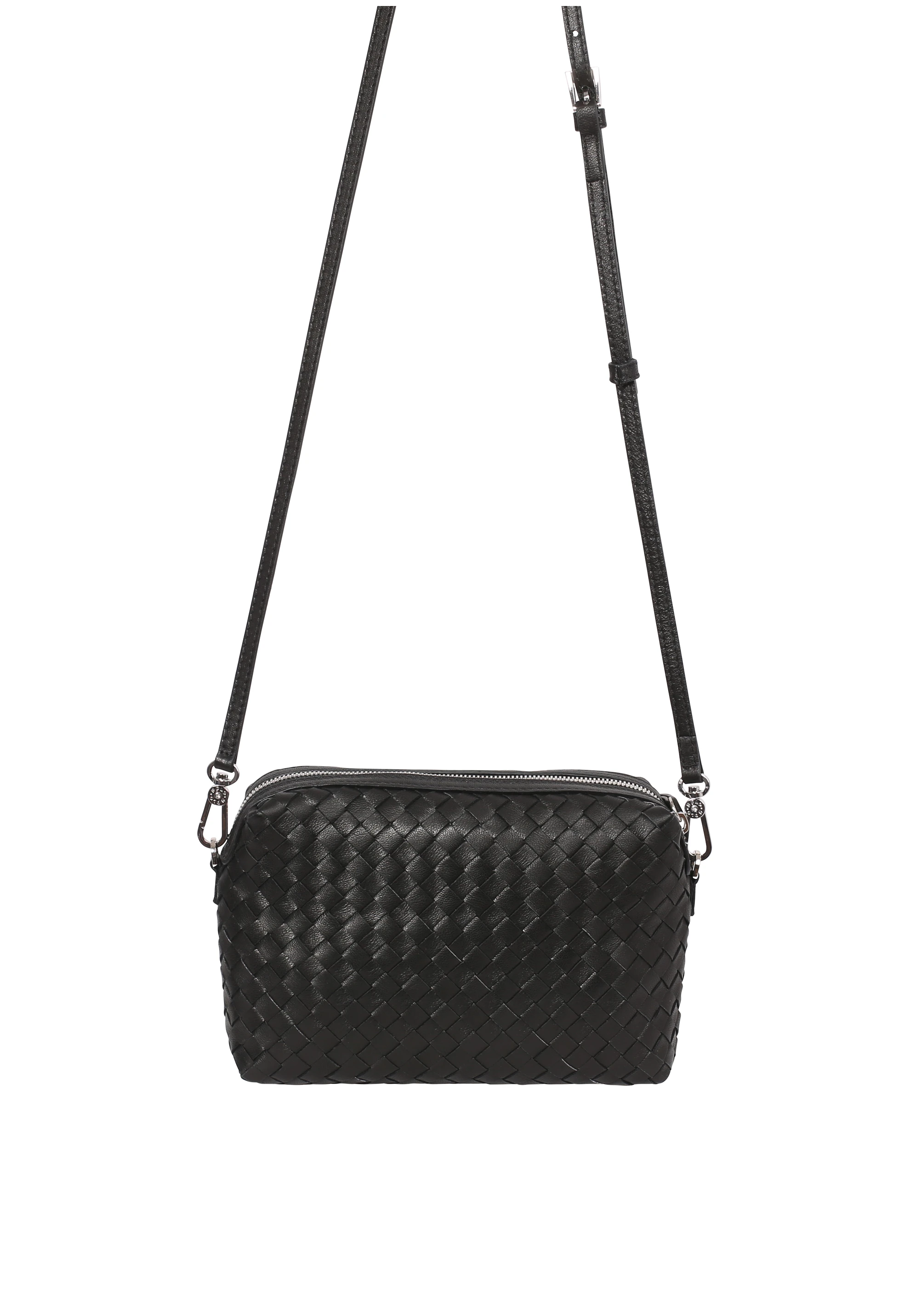 Sac à bandoulière KAIA Cuir Piuma woven