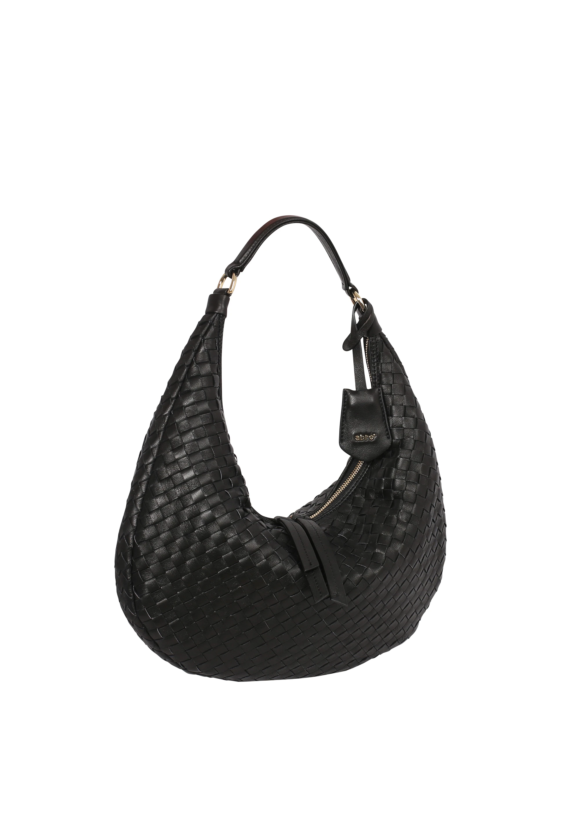 Beutel NANA small Leder Piuma weaving