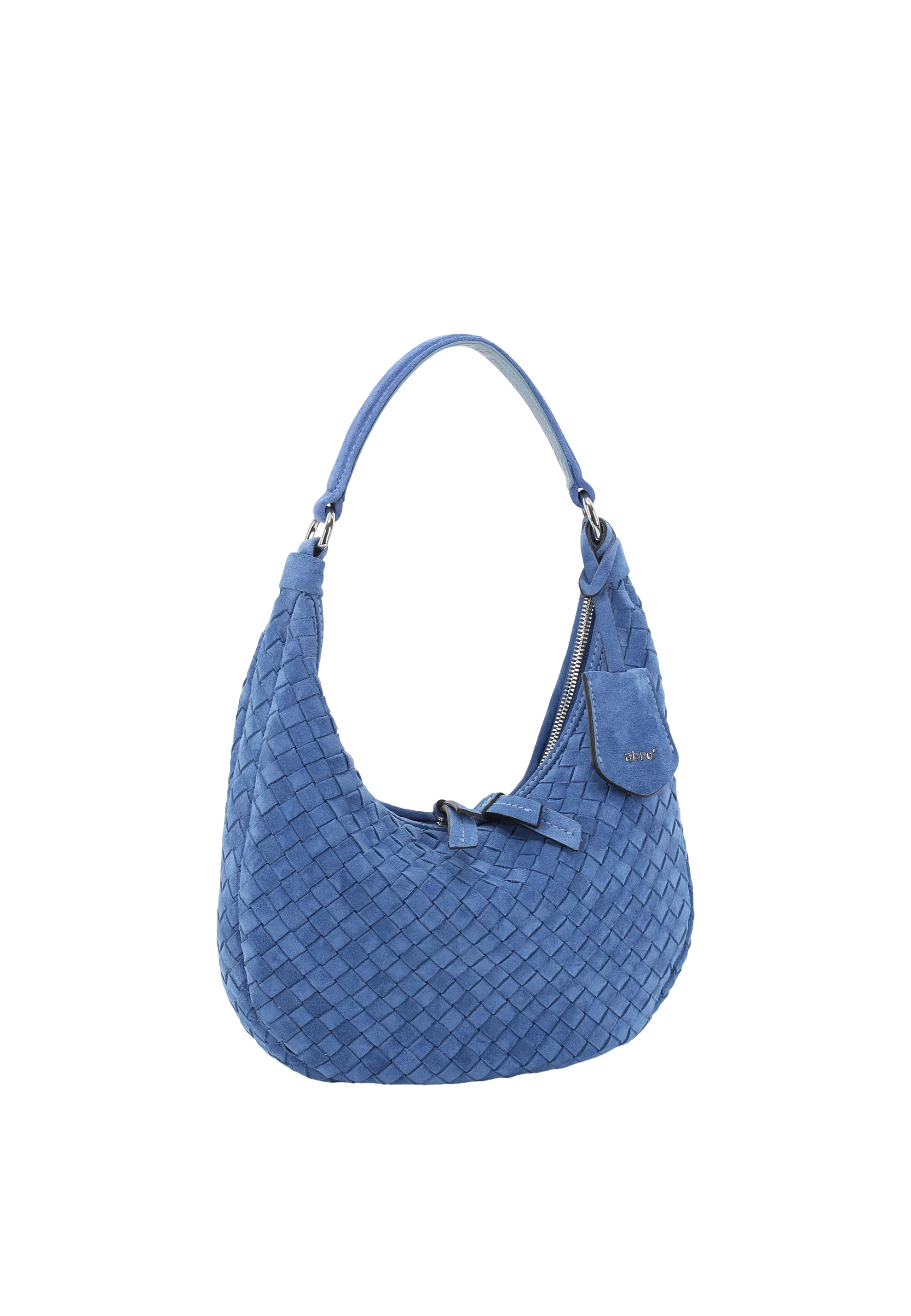 Beutel NANA mini Leder Suede weaving