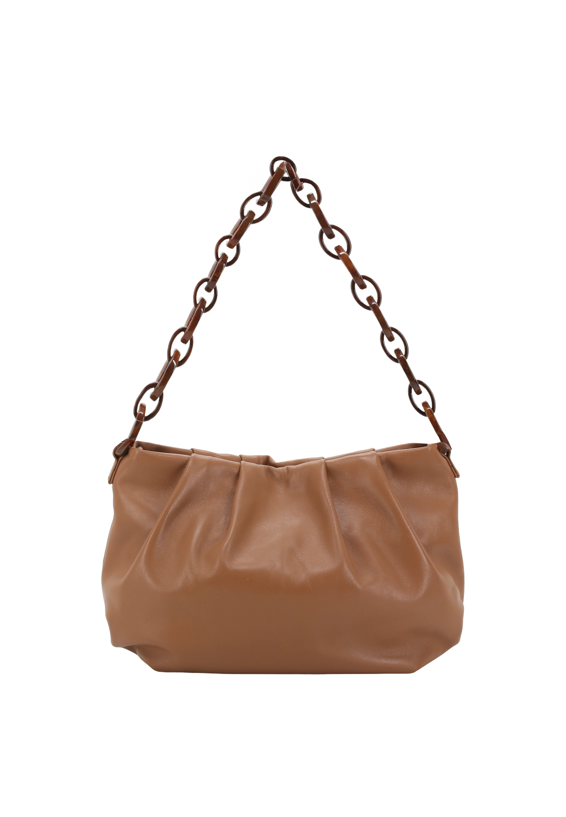 Borsa a spalla DAYA Pelle Piuma lucido Borsa a spalla DAYA Pelle Piuma lucido