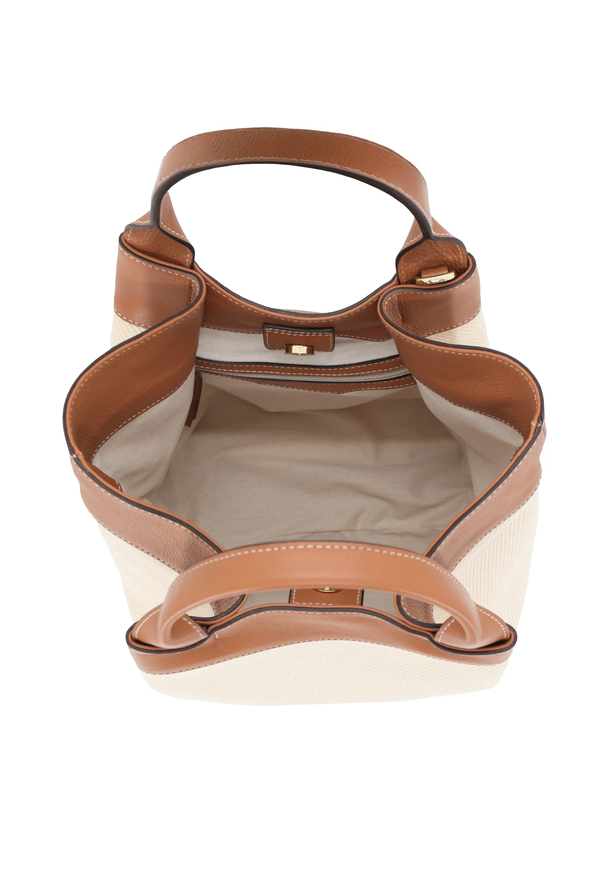 Shopper ESSENTIAL medium Canavs/Leder