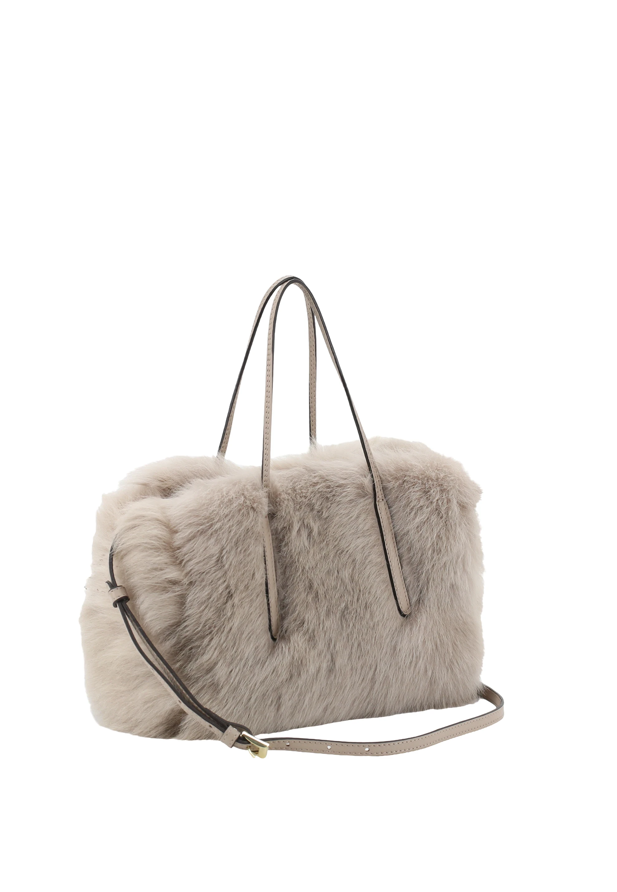 Handtasche NOELLE Leder Shearling LH