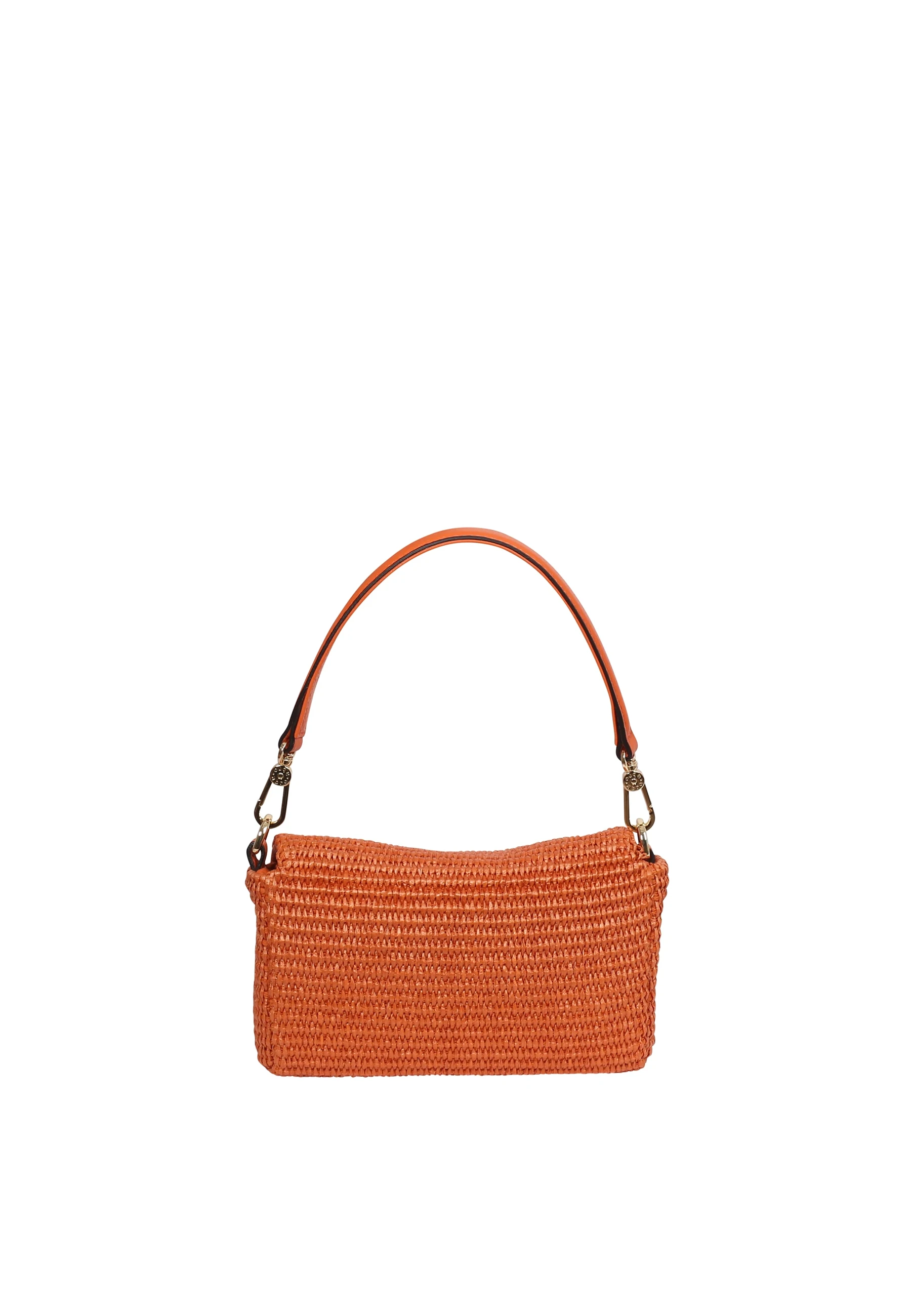 Shoulder bag TEMI Leather Raffia