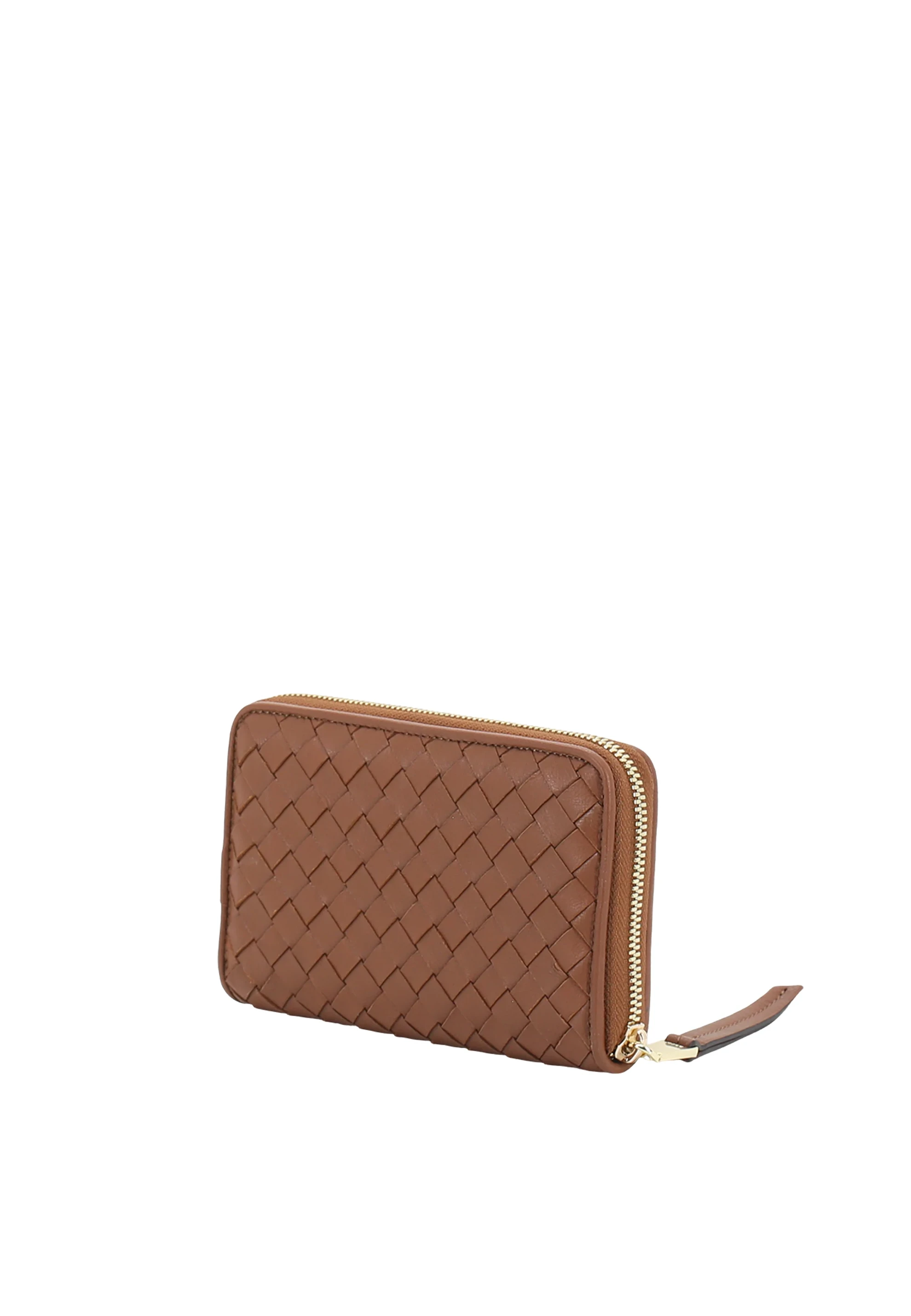 Monedero Piel Piuma Weaving