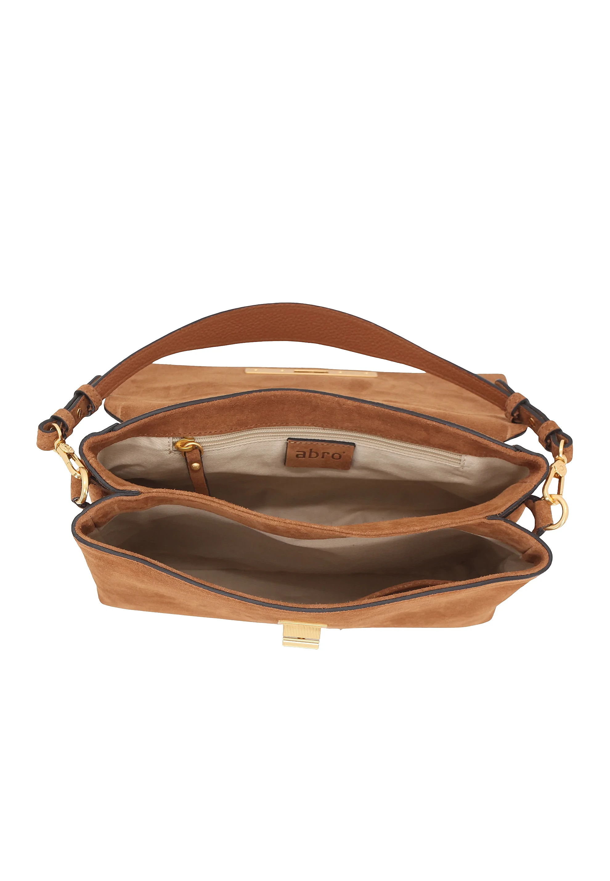 Borsa a spalla TWIST Pelle SUEDE