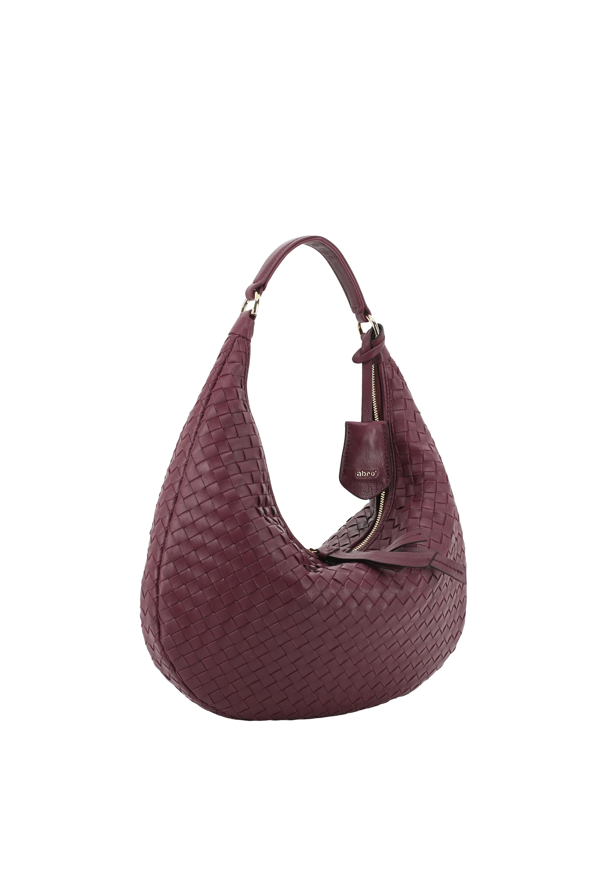 Beutel NANA small Leder Piuma weaving