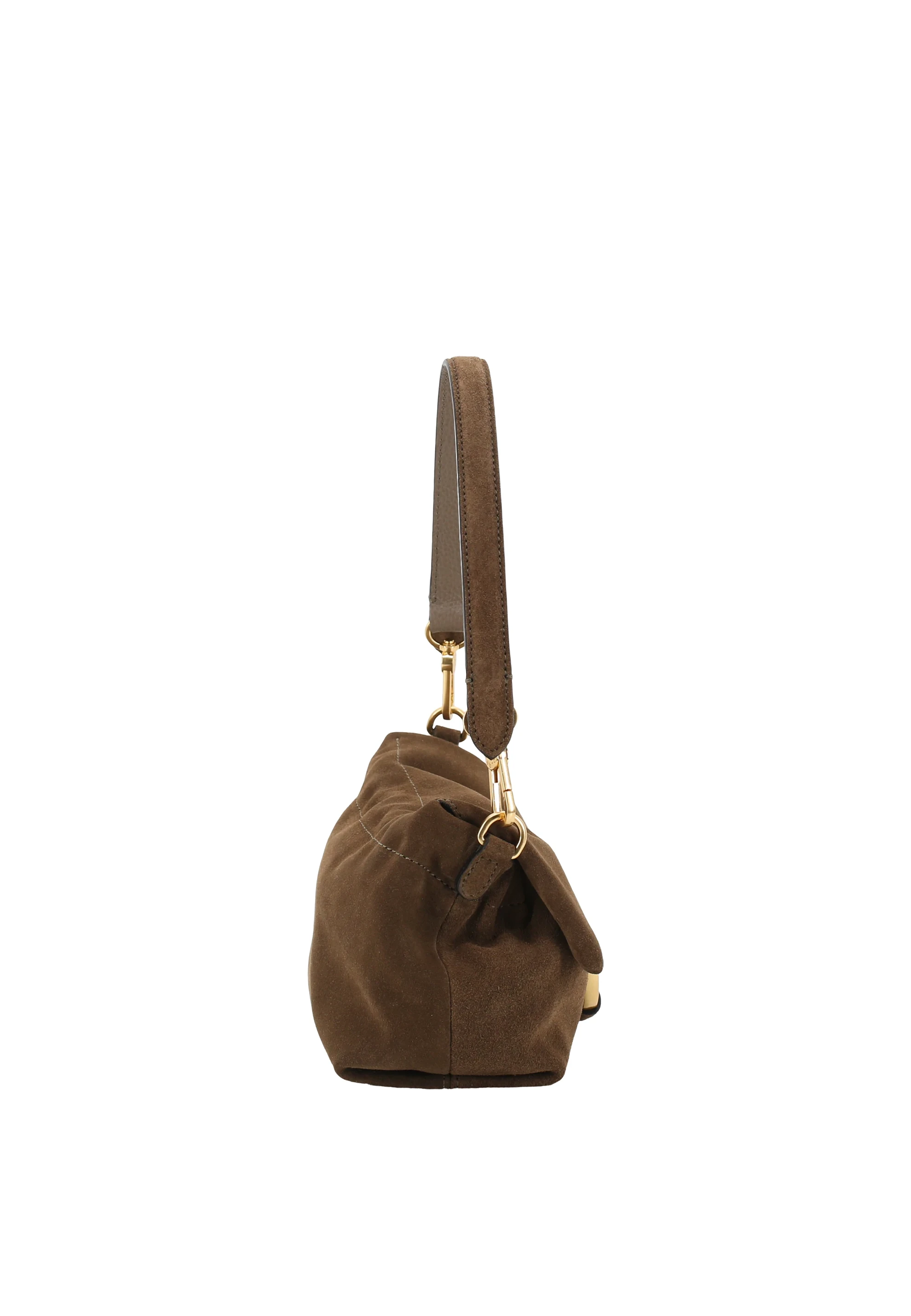 shoulder bag TEMI small Leather Suede